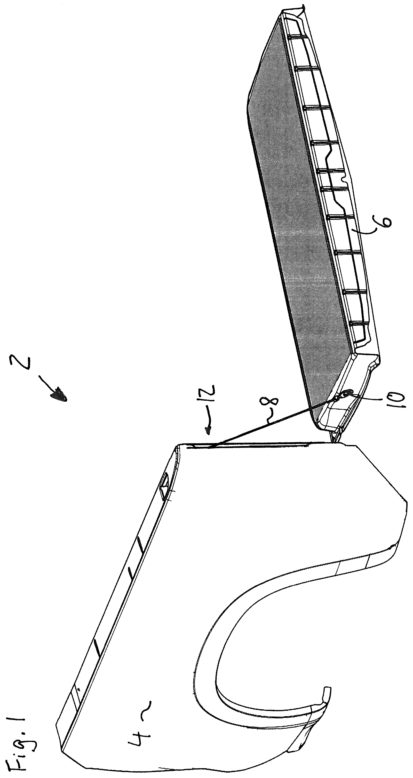 Patent US12590484 Figure 1 – Wire rope system
