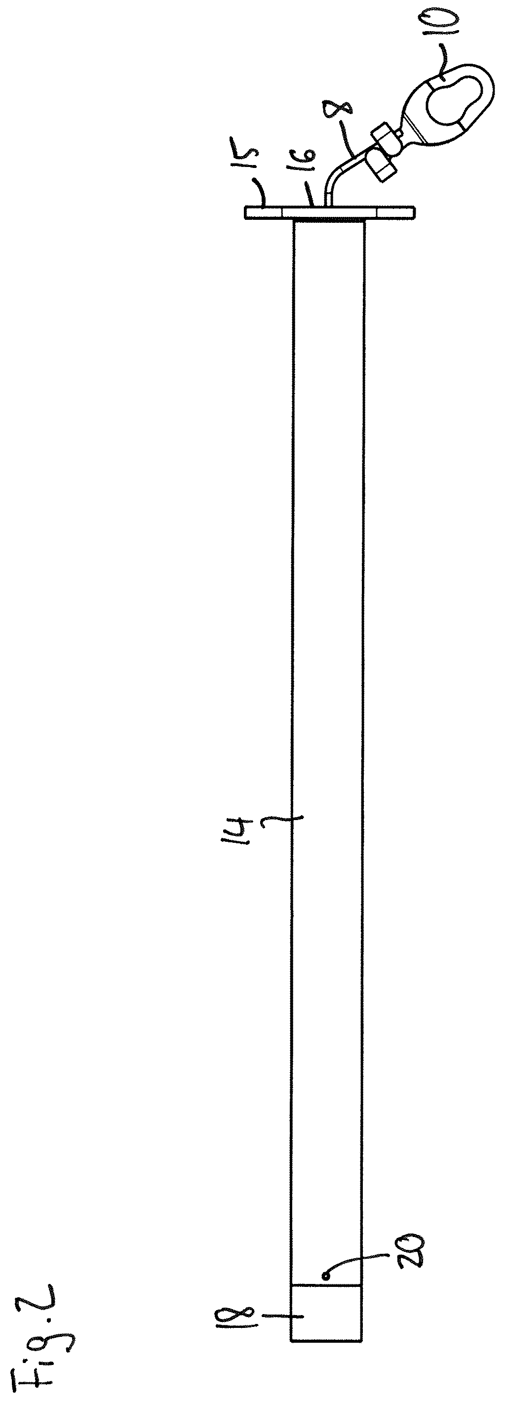 Patent US12590484 Figure 2 – Wire rope system