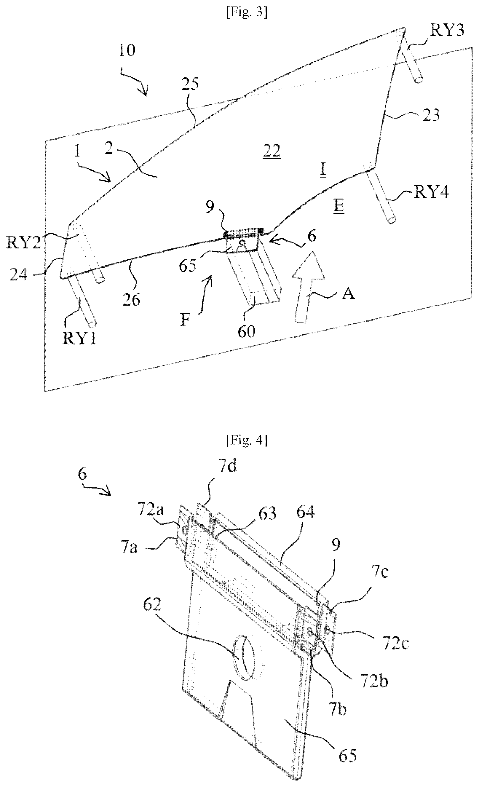 Patent US12590486 Figure 2 – Method for manufacturing a sliding glazing unit, and sliding glazing unit