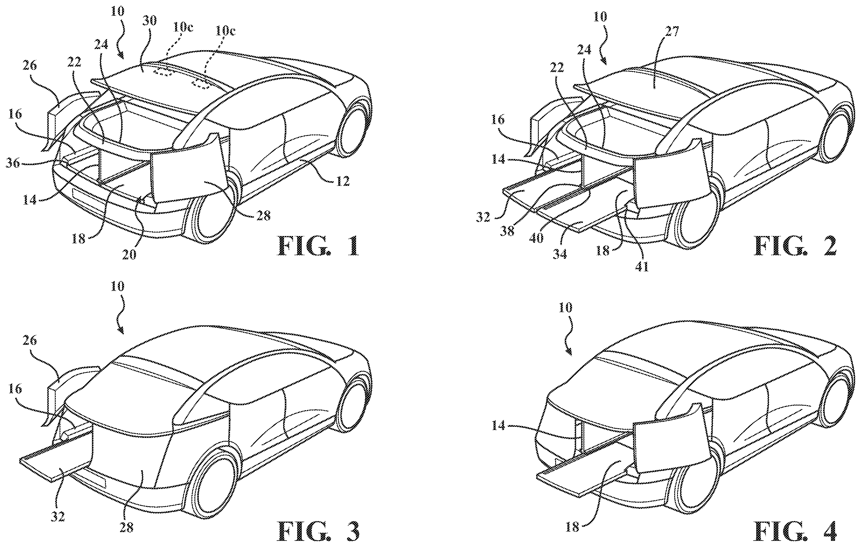 Patent US12590487 Figure 1 – Multi-access liftgate