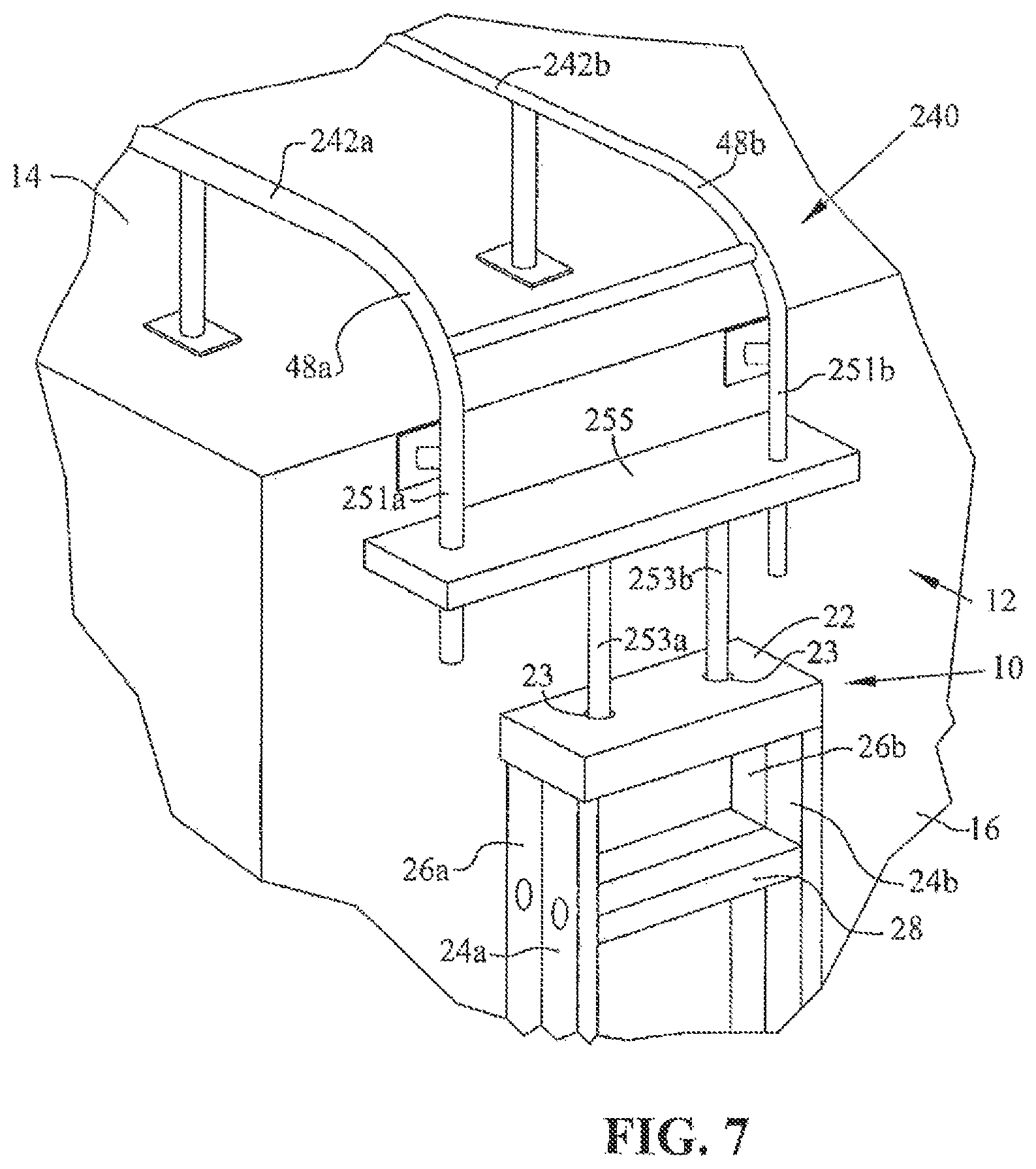 Patent US12590492 Figure 5 – Removable step ladder for recreational vehicle