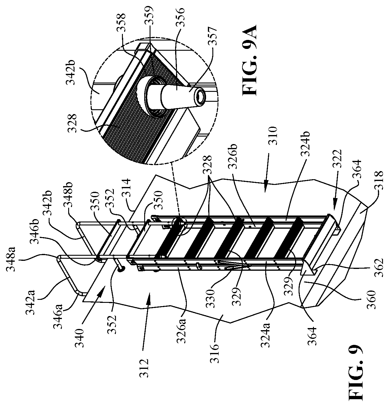 Patent US12590492 Figure 7 – Removable step ladder for recreational vehicle
