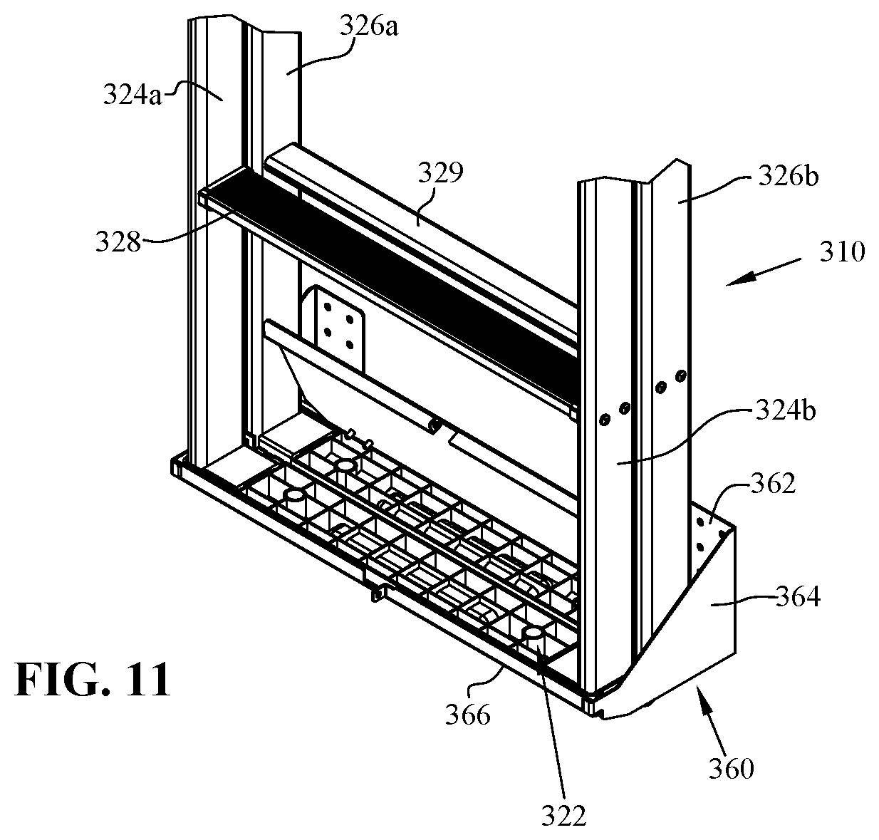 Patent US12590492 Figure 9 – Removable step ladder for recreational vehicle