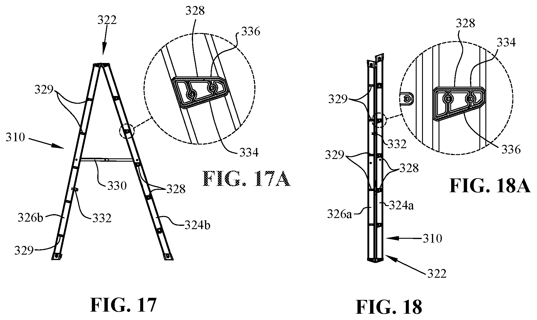 Patent US12590492 Figure 15 – Removable step ladder for recreational vehicle