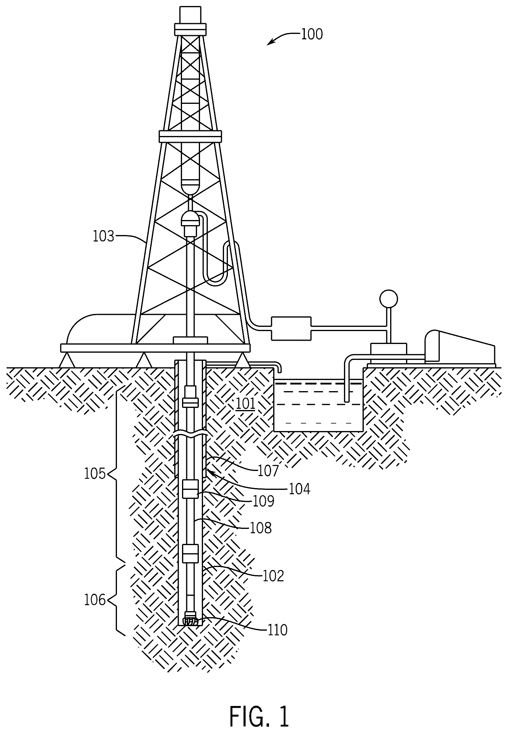 Patent US12590494 — Drilling tool having pre-fabricated components — Figure 1