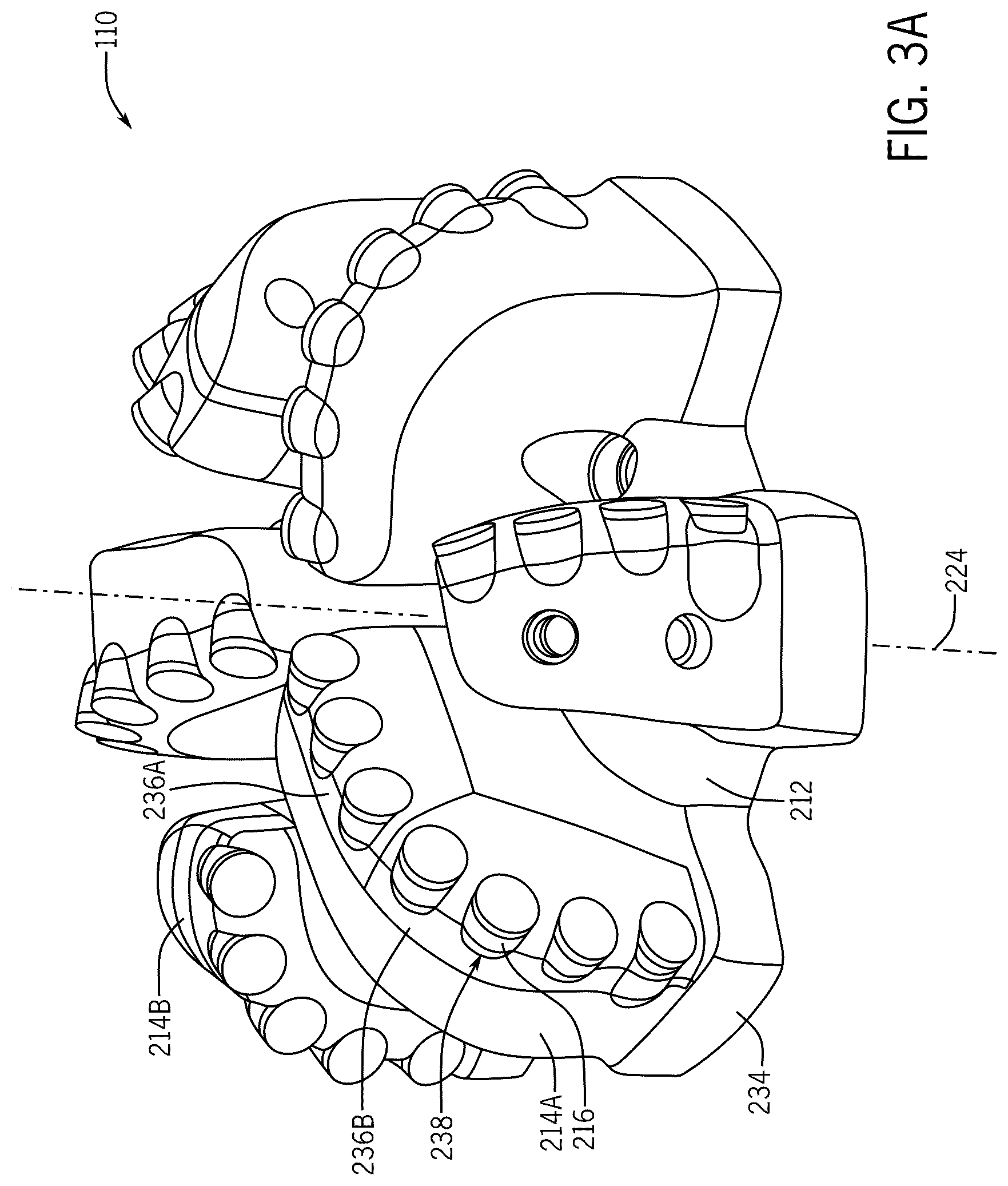 Patent US12590494 Figure 3 – Drilling tool having pre-fabricated components