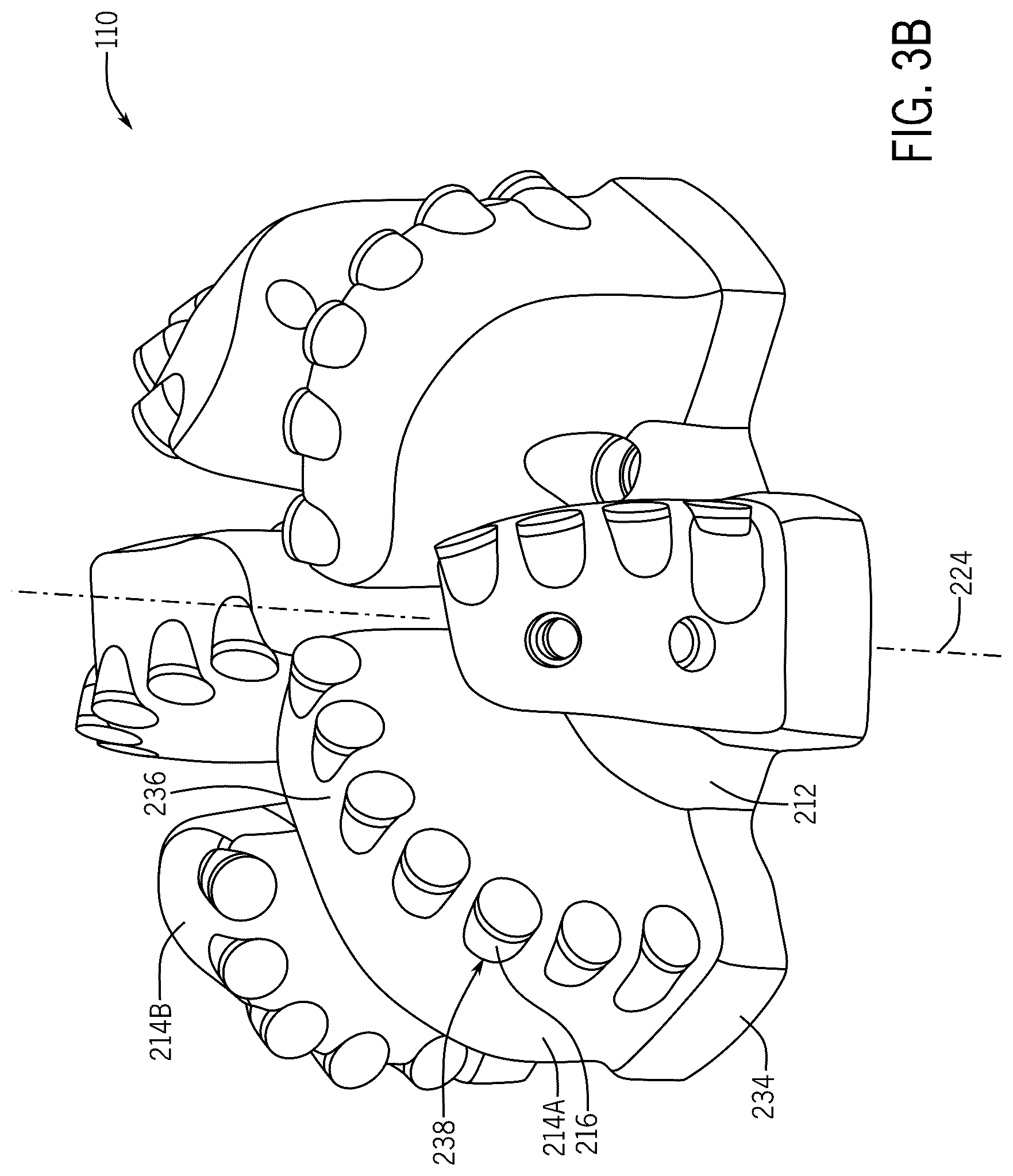 Patent US12590494 Figure 4 – Drilling tool having pre-fabricated components