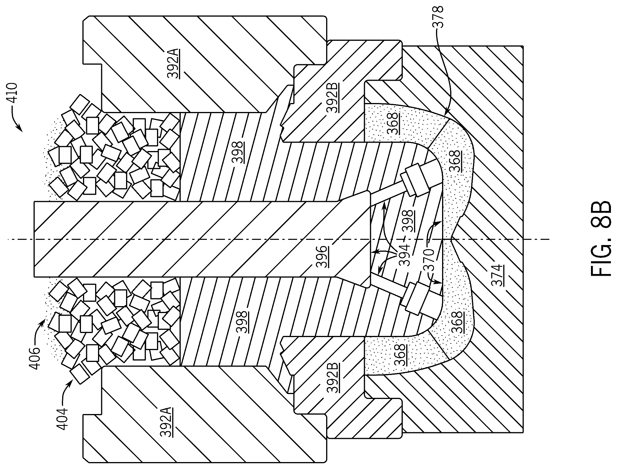 Patent US12590494 Figure 13 – Drilling tool having pre-fabricated components