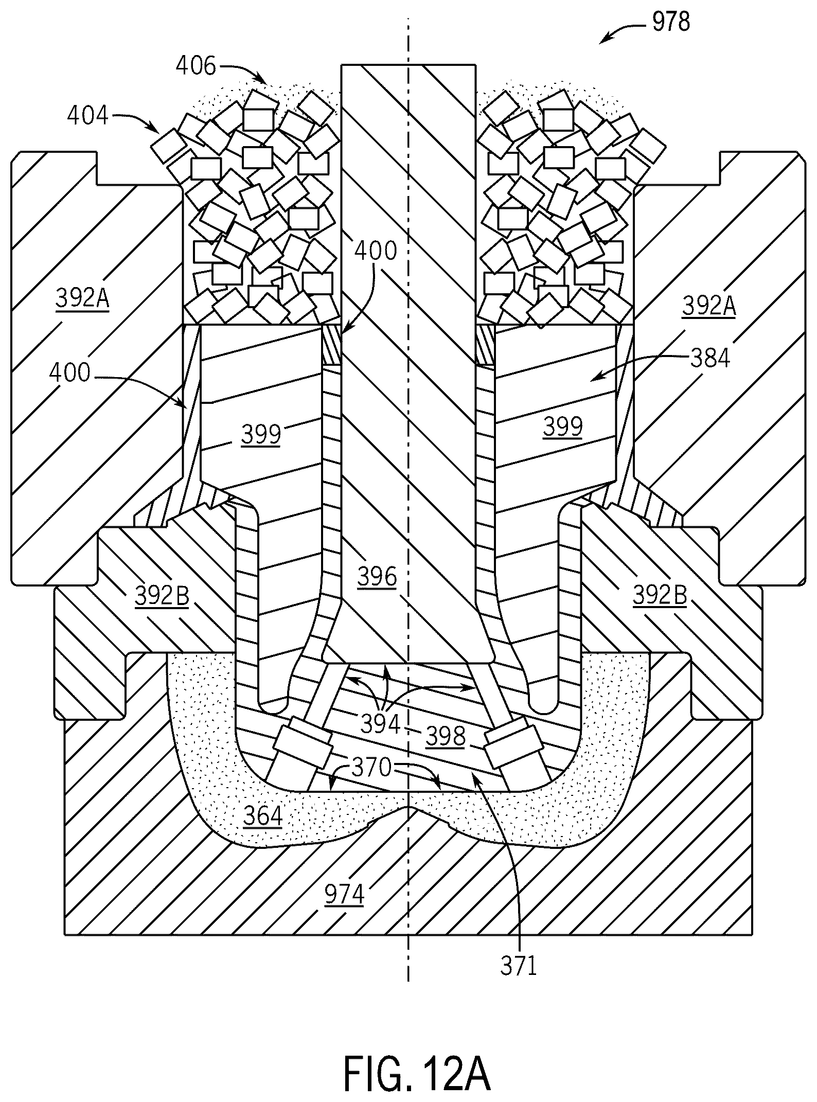 Patent US12590494 Figure 19 – Drilling tool having pre-fabricated components