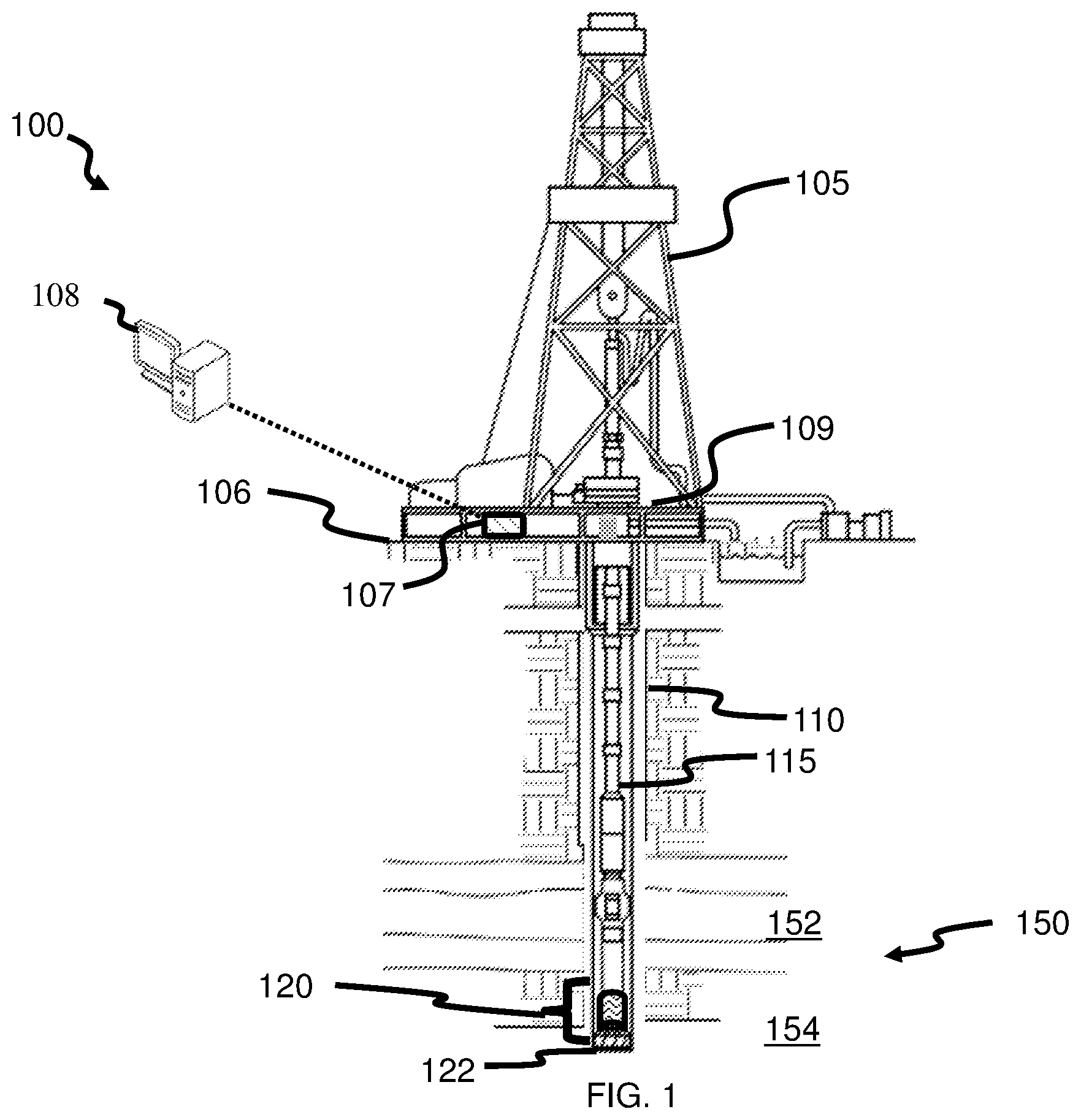 Patent US12590495 Figure 1 – Retrofitting existing rig hardware and performing bit forensic for dull bit grading through software