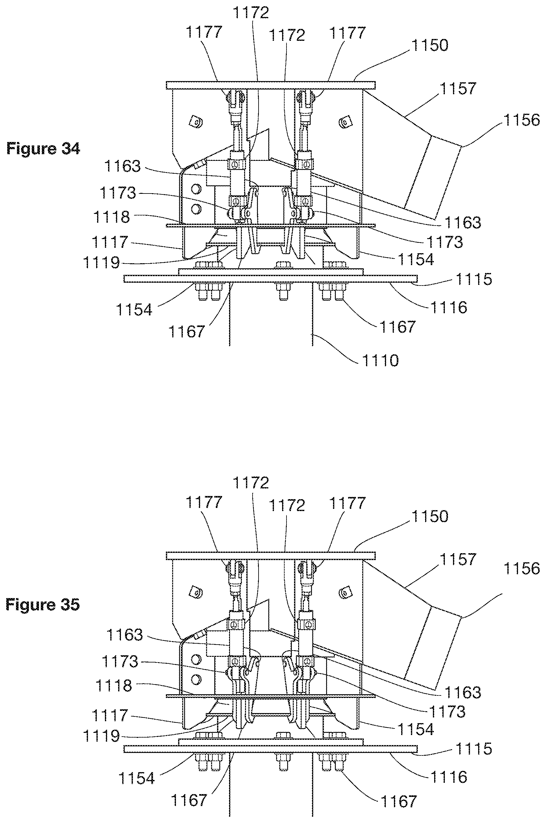Patent US12590496 Figure 14 – Apparatus and method for supporting a collar region of a blast hole during drilling