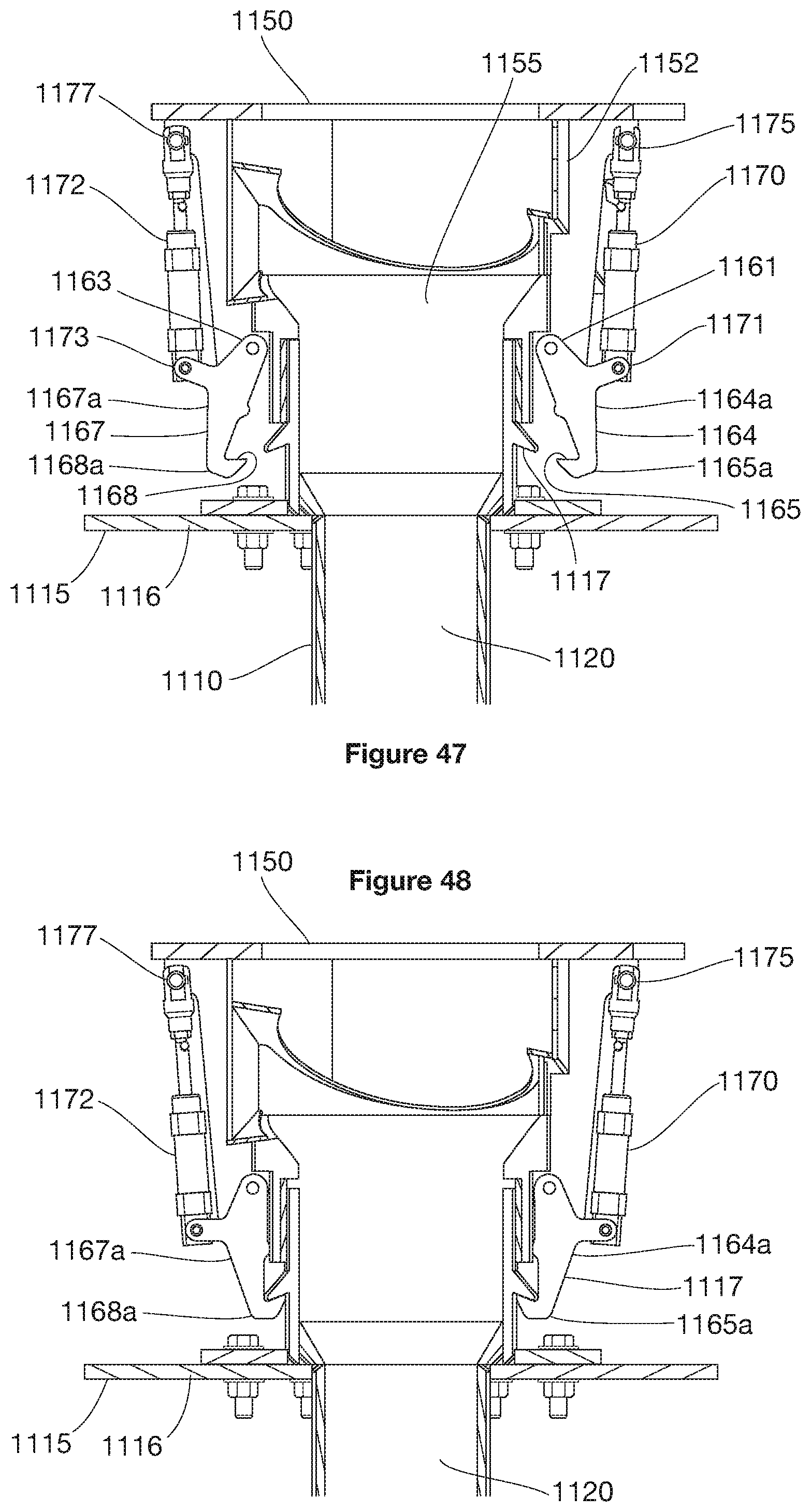 Patent US12590496 Figure 17 – Apparatus and method for supporting a collar region of a blast hole during drilling