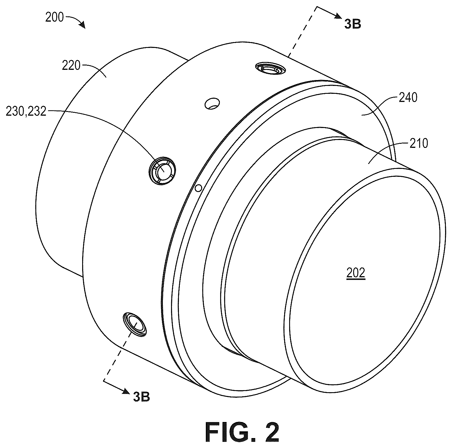 Patent US12590501 Figure 2 – Surface swivel for wellhead orientation