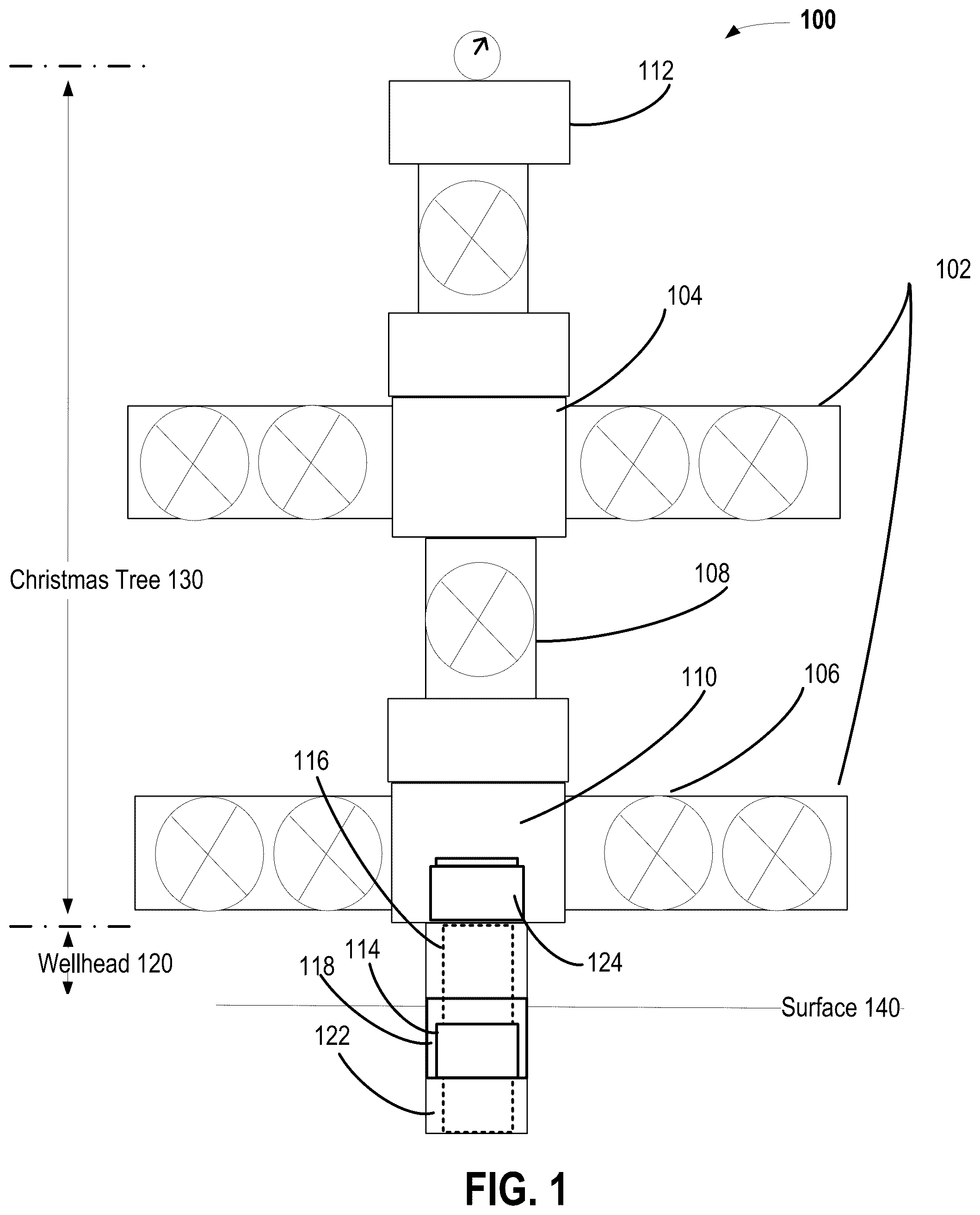 Patent US12590502 Figure 1 – Automatic setting support for a slip hanger