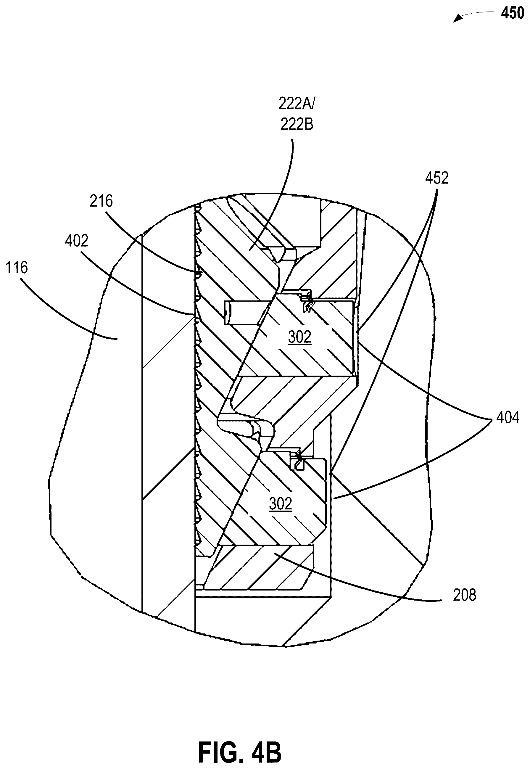 Patent US12590502 Figure 7 – Automatic setting support for a slip hanger