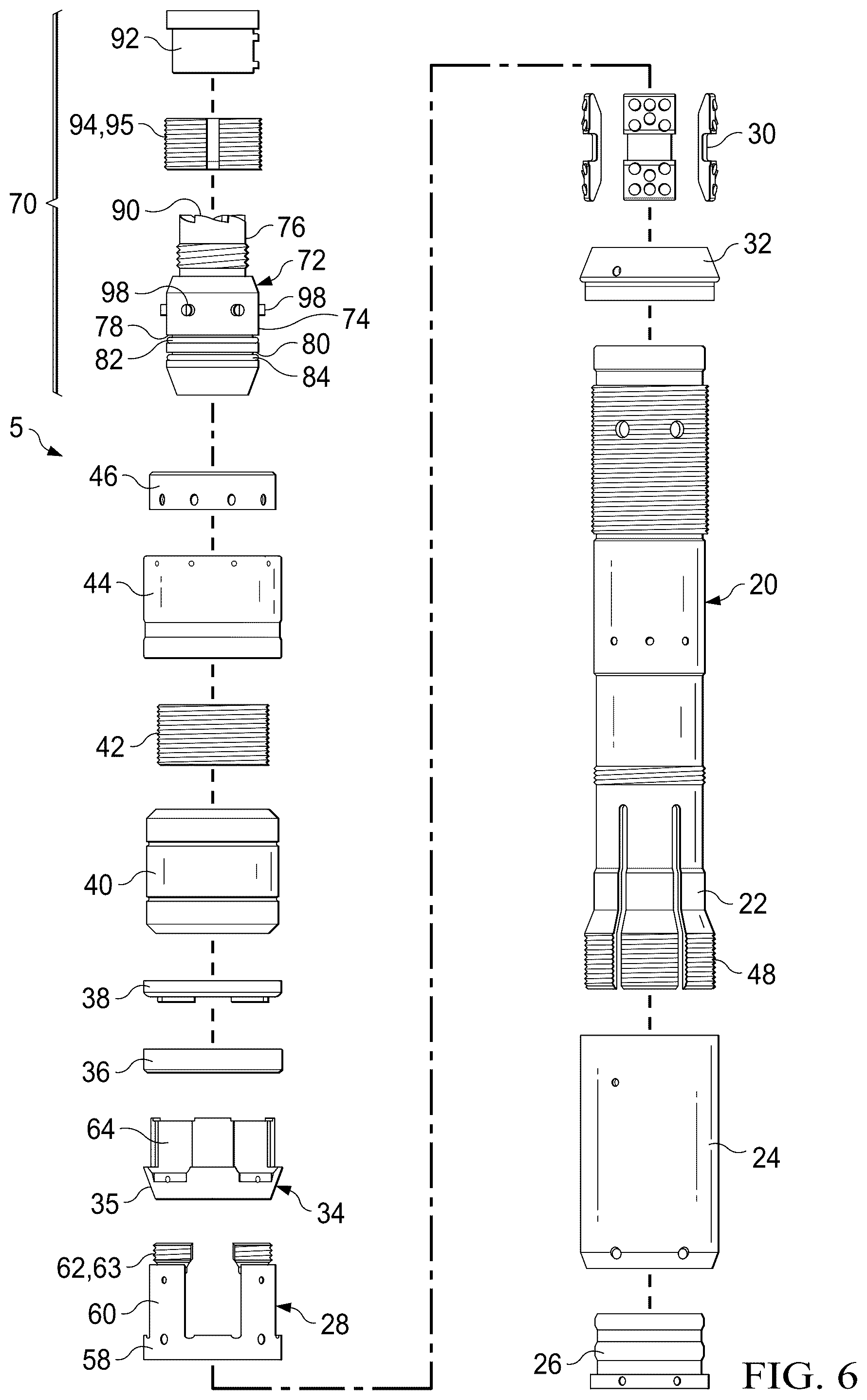 Patent US12590507 Figure 4 – Wireline-set plug apparatus operable for holding pressure or as an ESP catcher