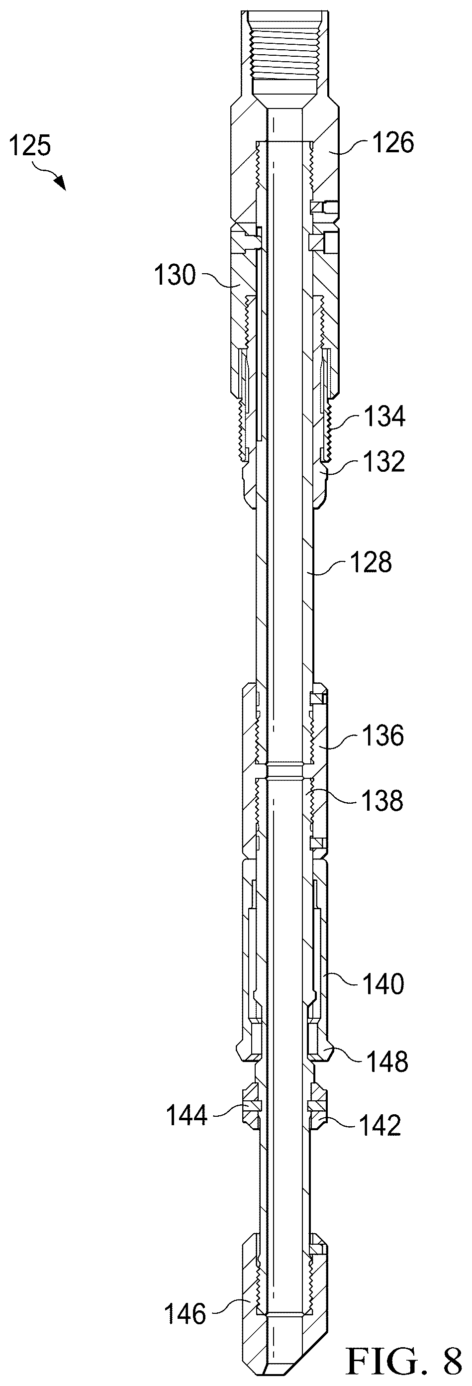 Patent US12590507 Figure 6 – Wireline-set plug apparatus operable for holding pressure or as an ESP catcher