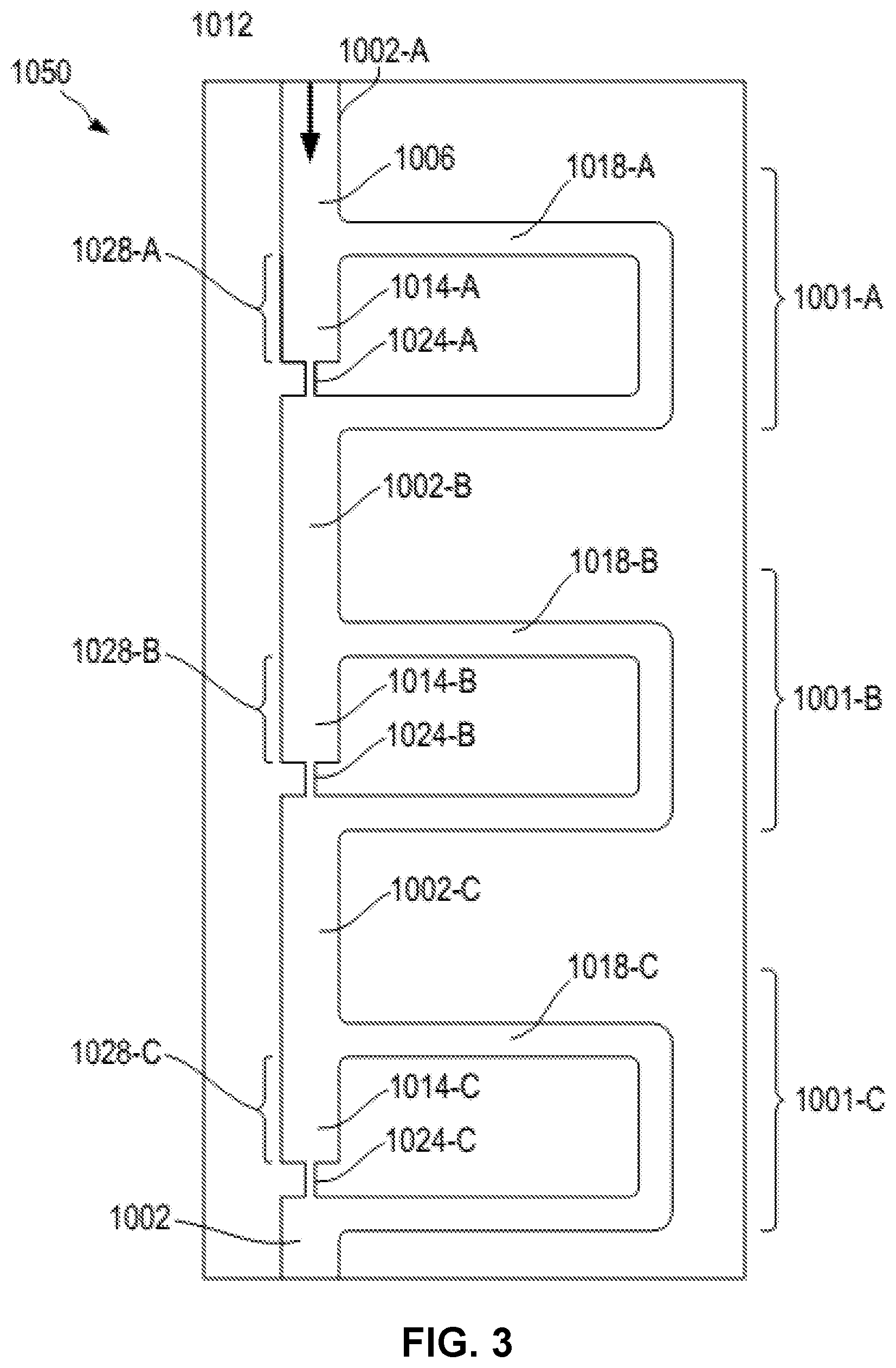 Patent US12590508 Figure 3 – Manipulation of fluids, fluid components and reactions in microfluidic systems