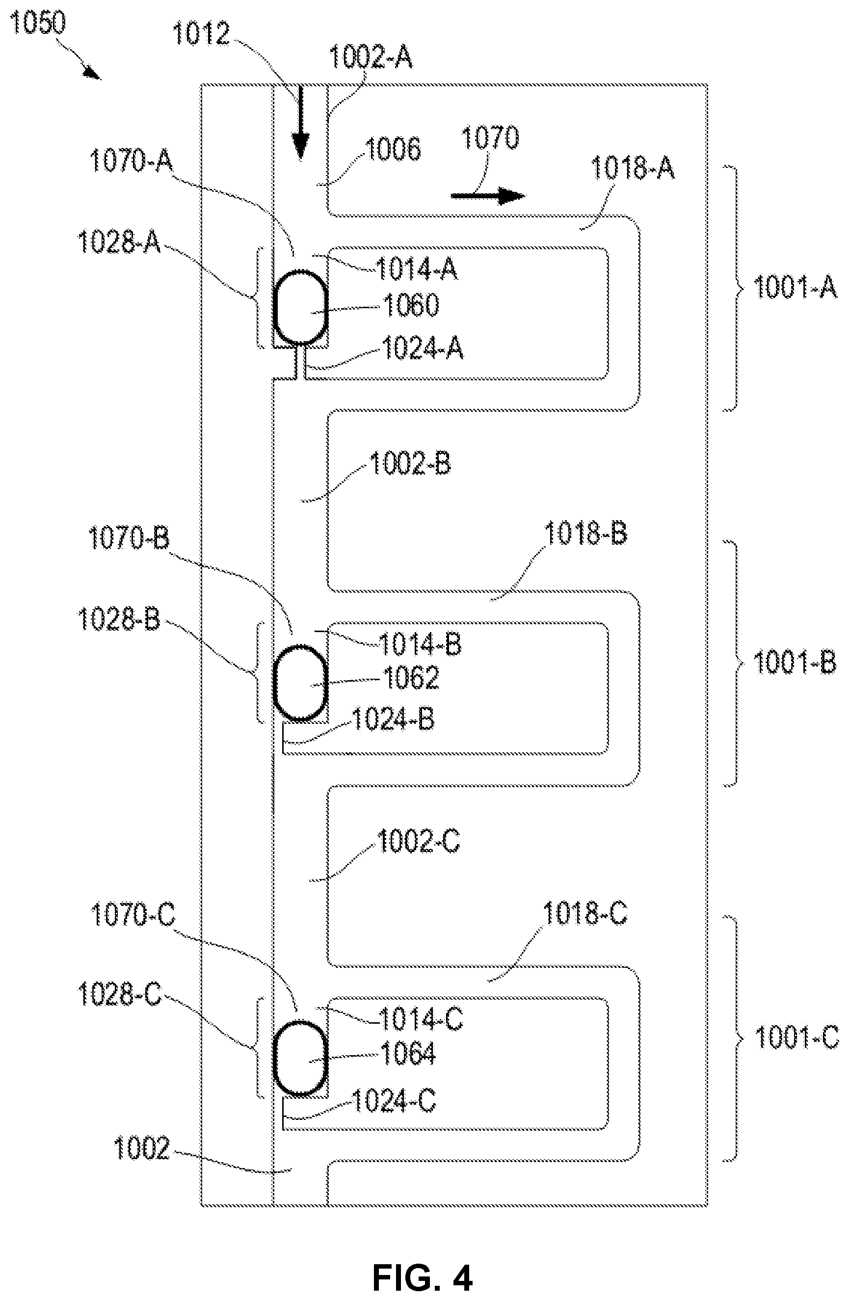 Patent US12590508 Figure 4 – Manipulation of fluids, fluid components and reactions in microfluidic systems