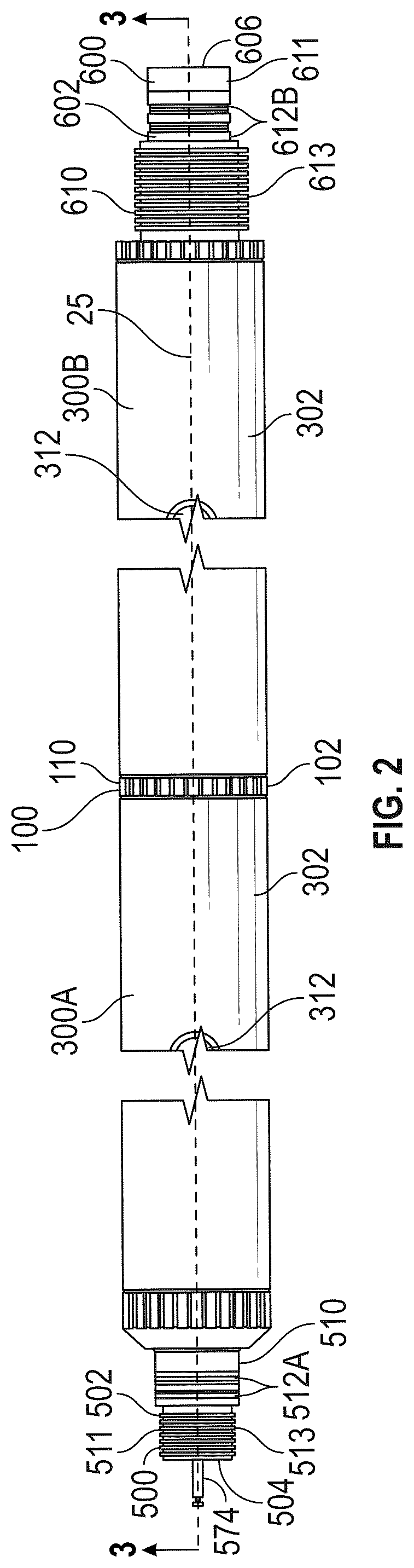 Patent US12590515 Figure 2 – Reusable perforating gun system and method