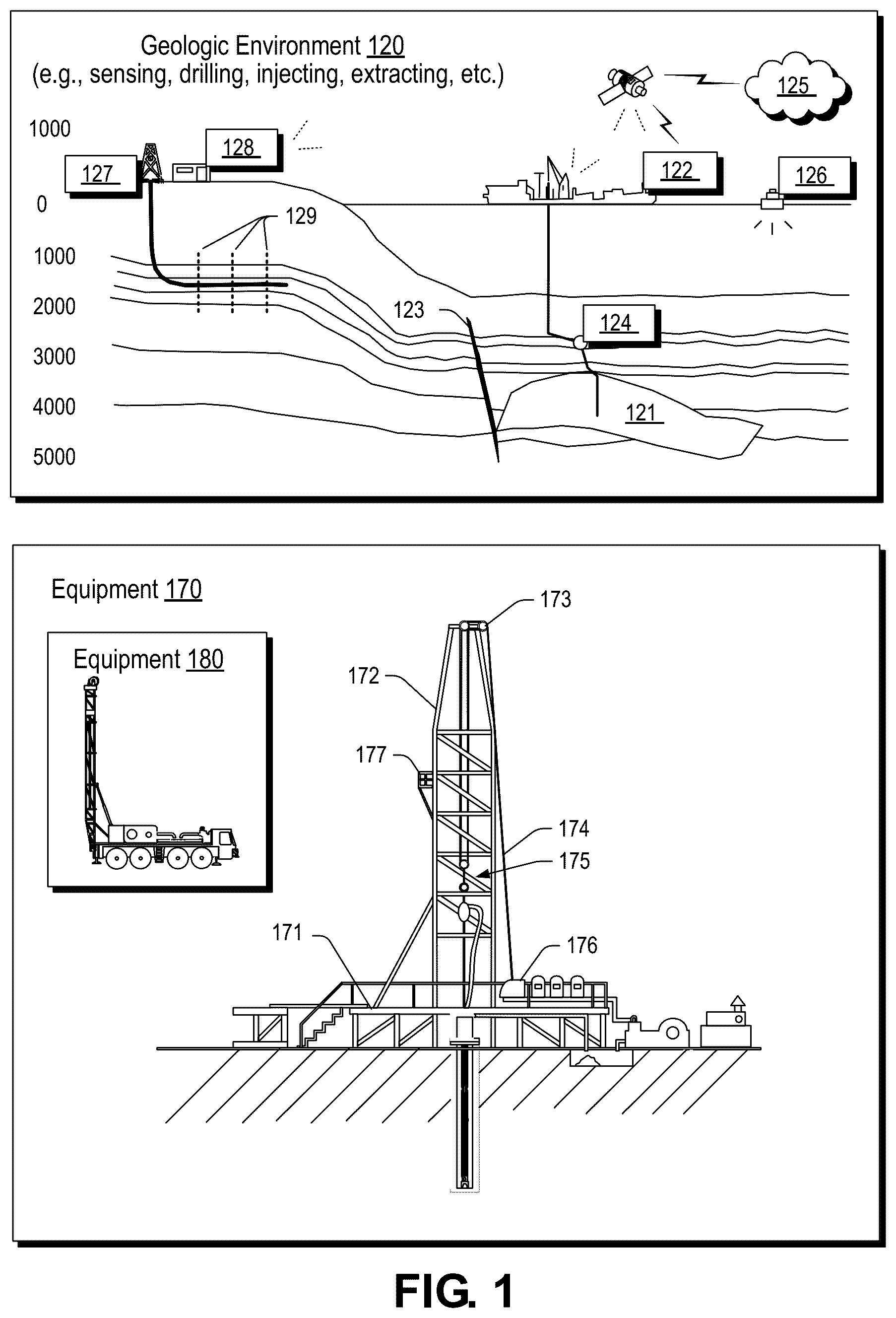 Patent US12590526 Figure 1 – Wellbore drill deviation handling