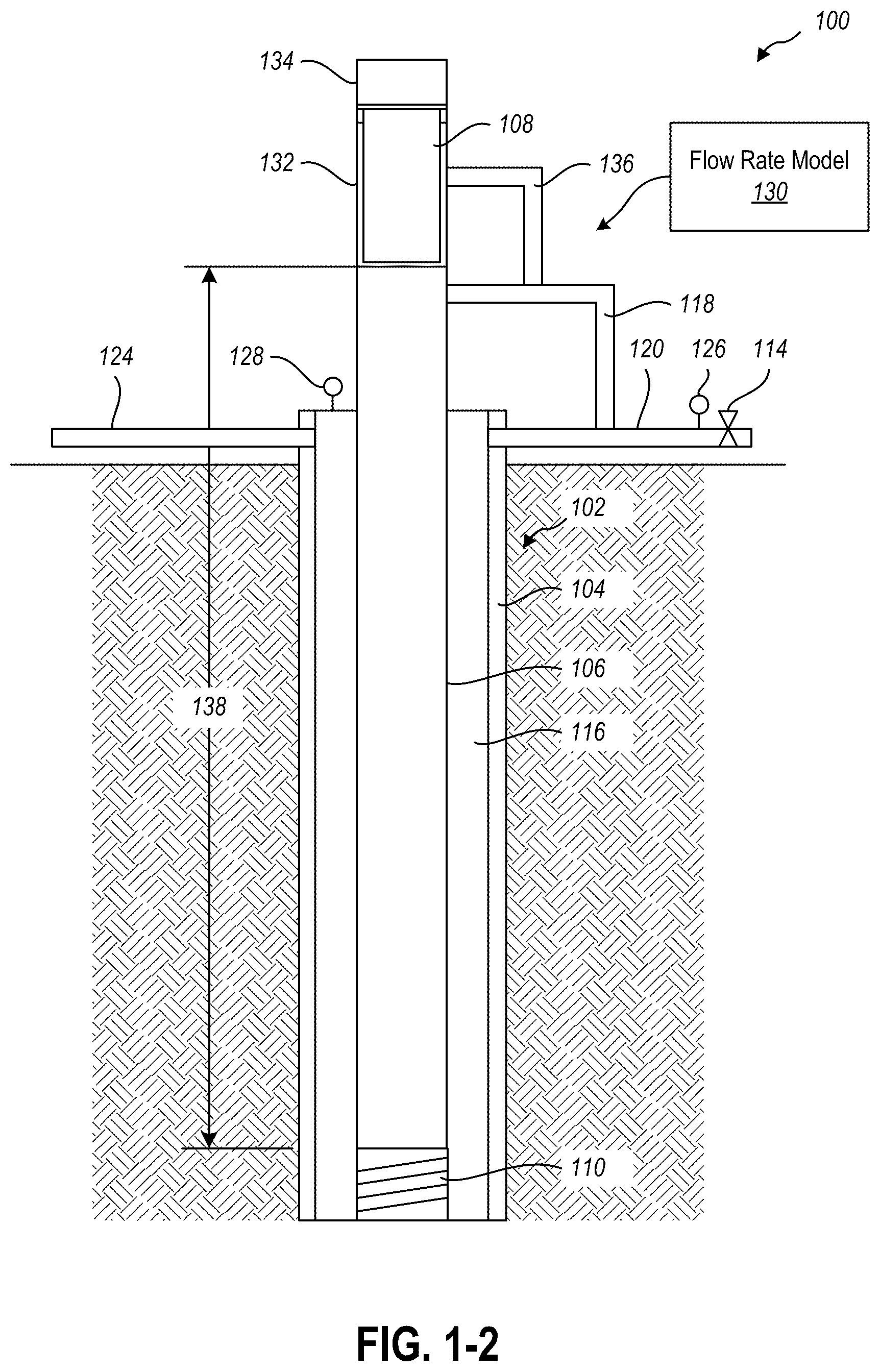 Patent US12590532 Figure 2 – Devices, systems, and methods for estimating flow rates in a plunger lift system