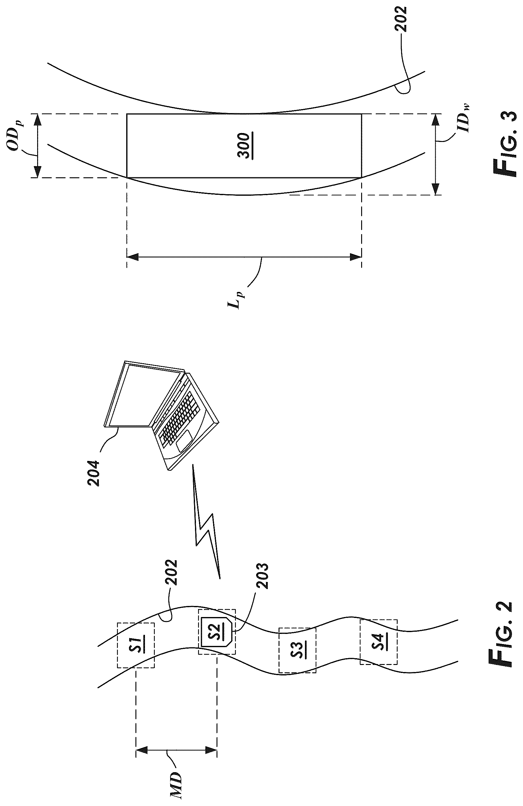 Patent US12590534 Figure 2 – System and method for determining placement of a downhole device