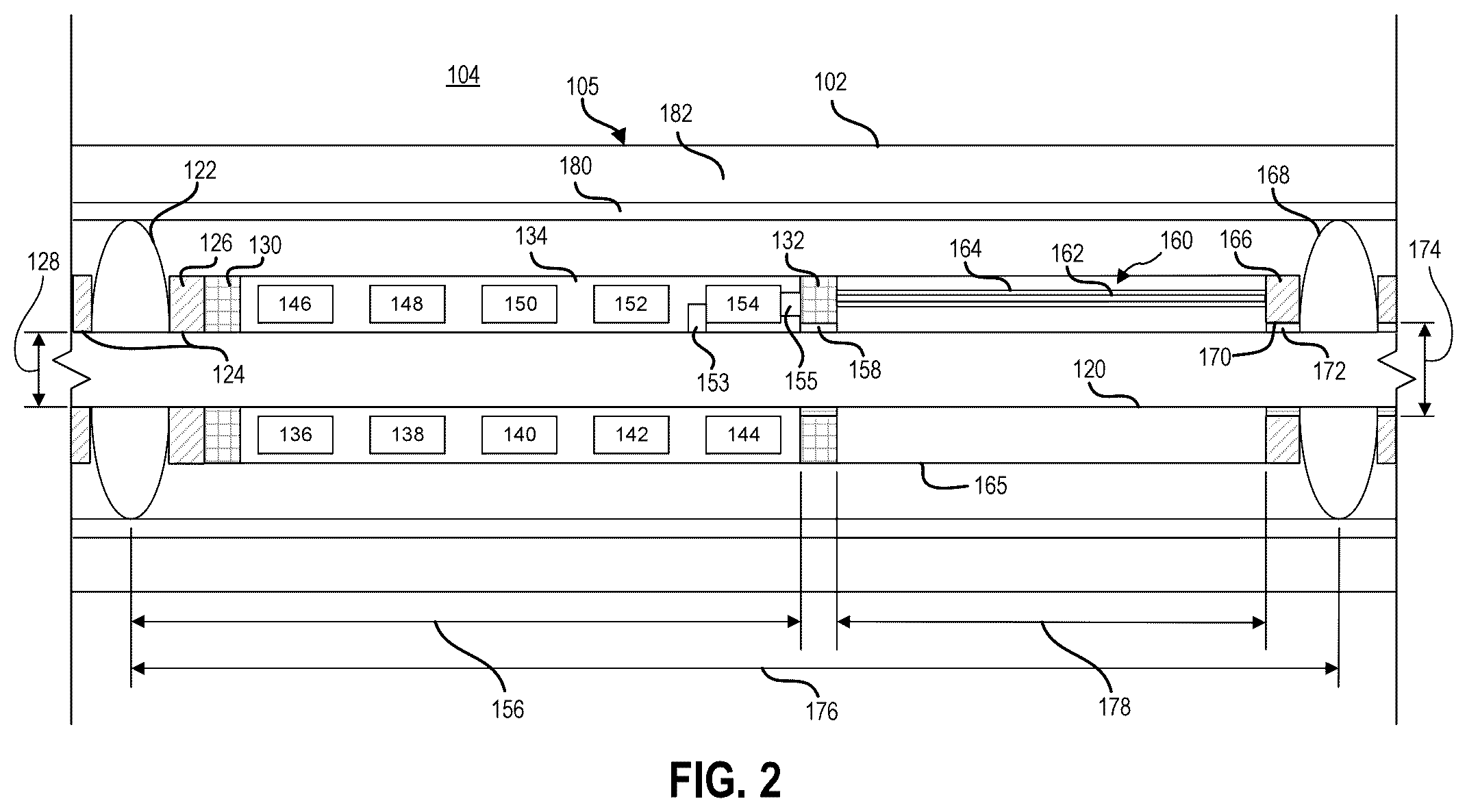 Patent US12590535 Figure 2 – Wellbore communication system