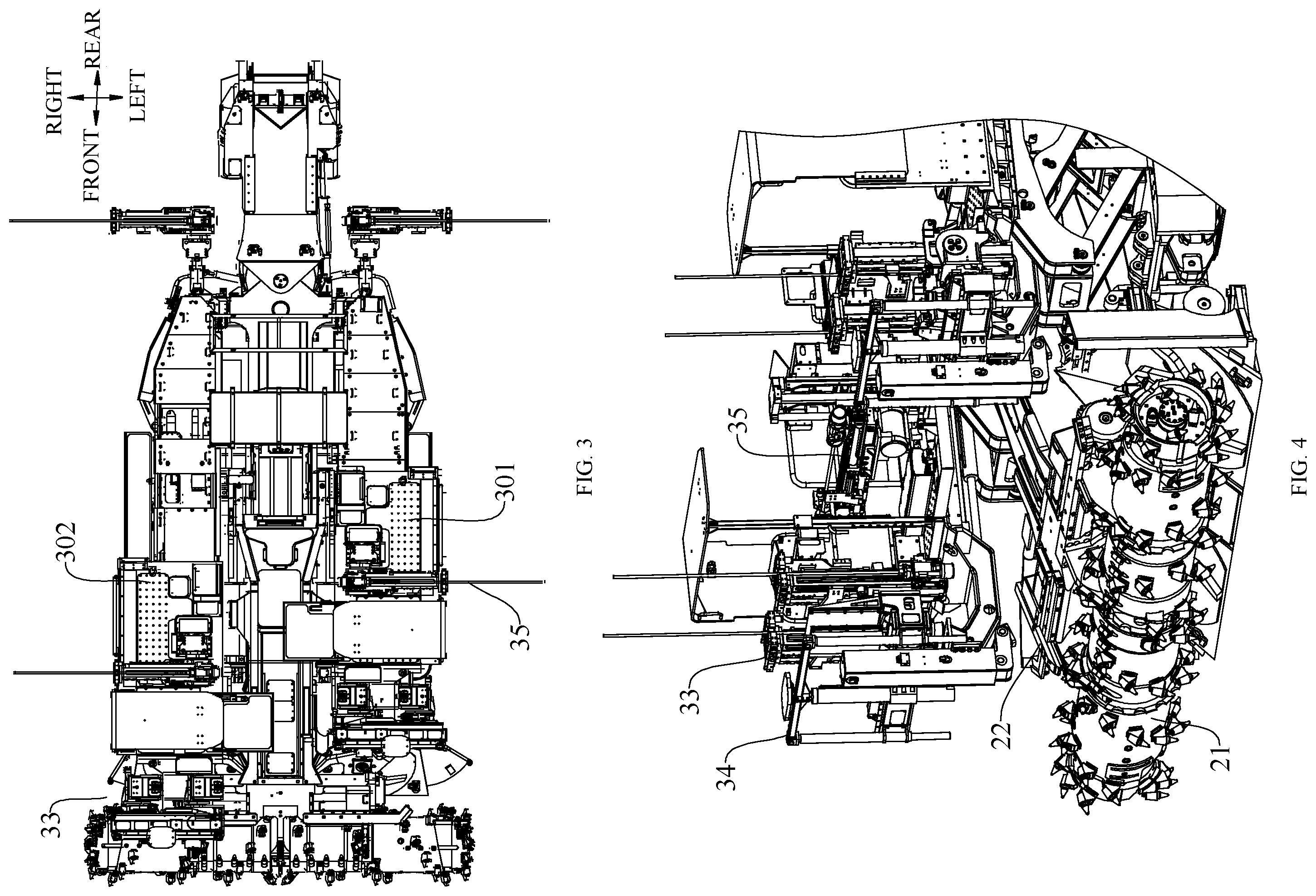 Patent US12590540 Figure 2 – Bolter miner and tunneling system