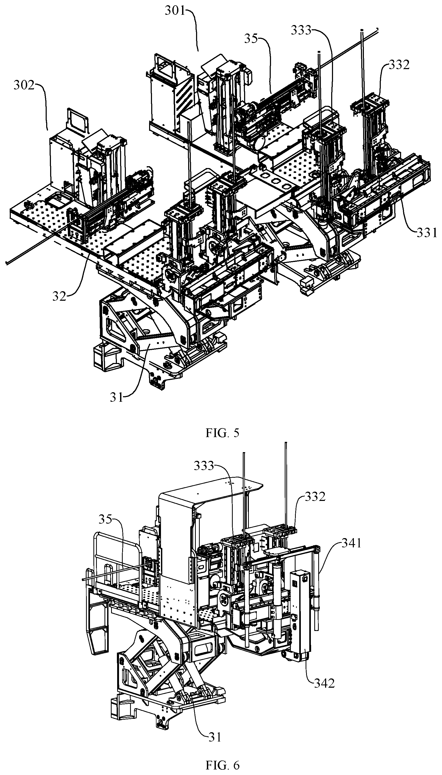 Patent US12590540 Figure 3 – Bolter miner and tunneling system