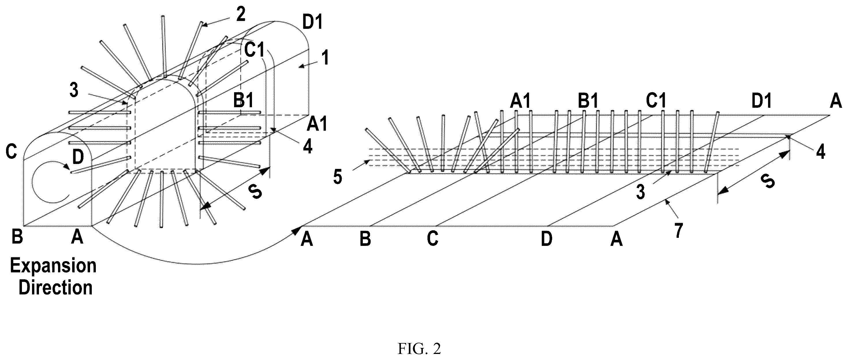 Patent US12590542 Figure 2 – Method for detecting stress state of roadway surrounding rocks based on three-dimensional electric potential response