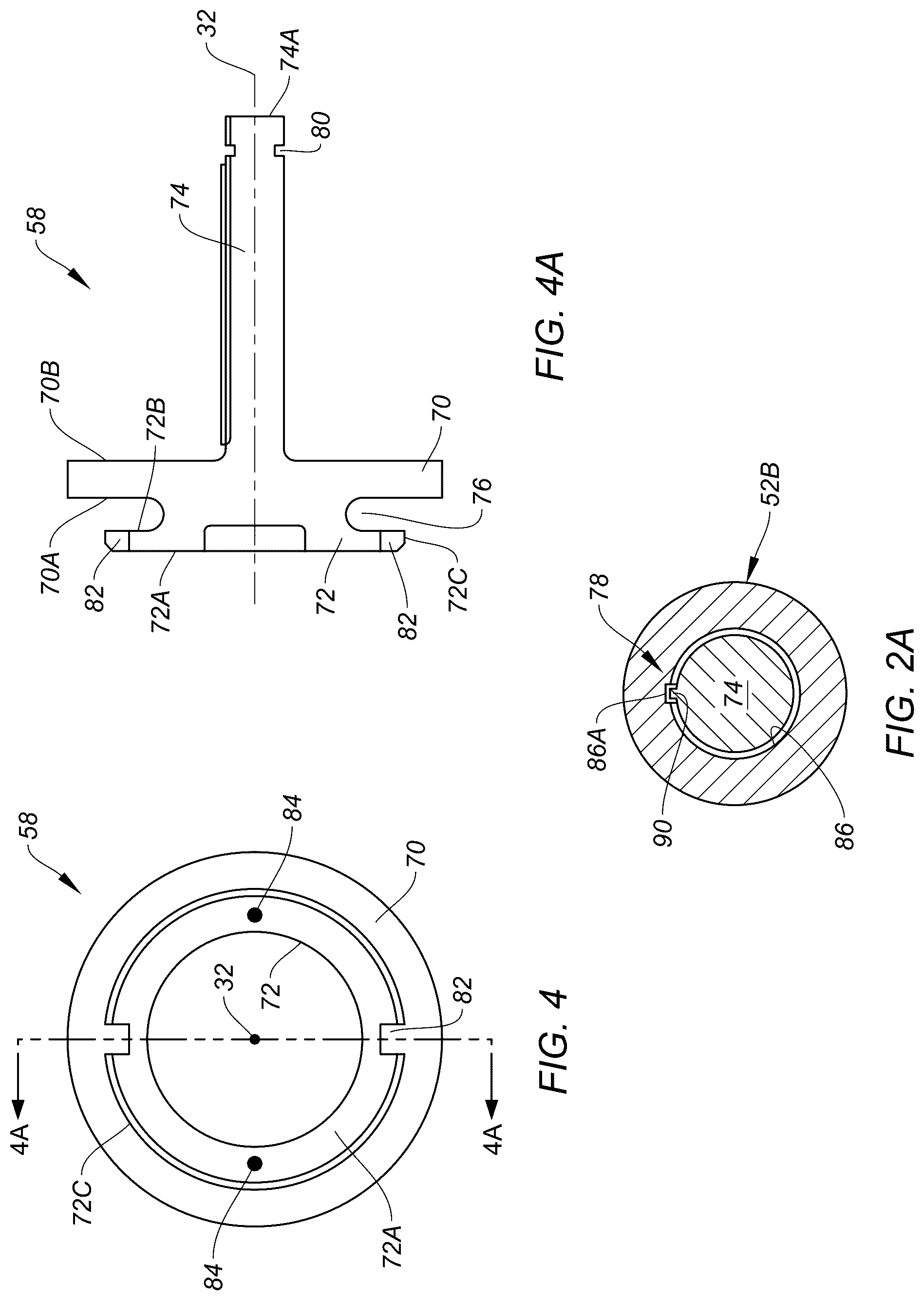 Patent US12590543 Figure 4 – Gas turbine engine with shaft retention system