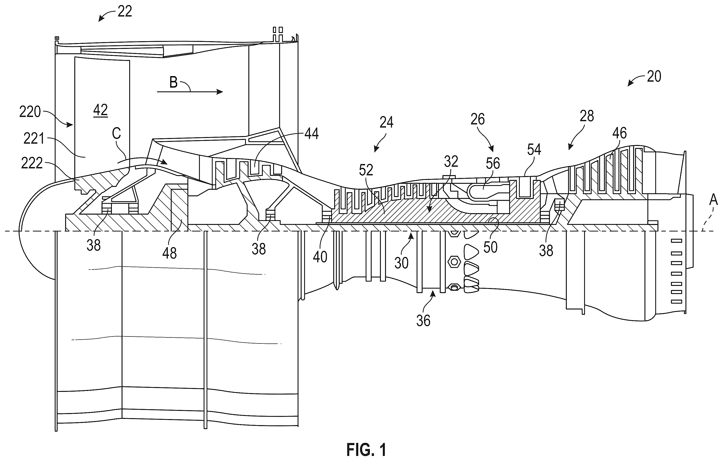 Patent US12590547 Figure 1 – Split case with coatable transistion feature