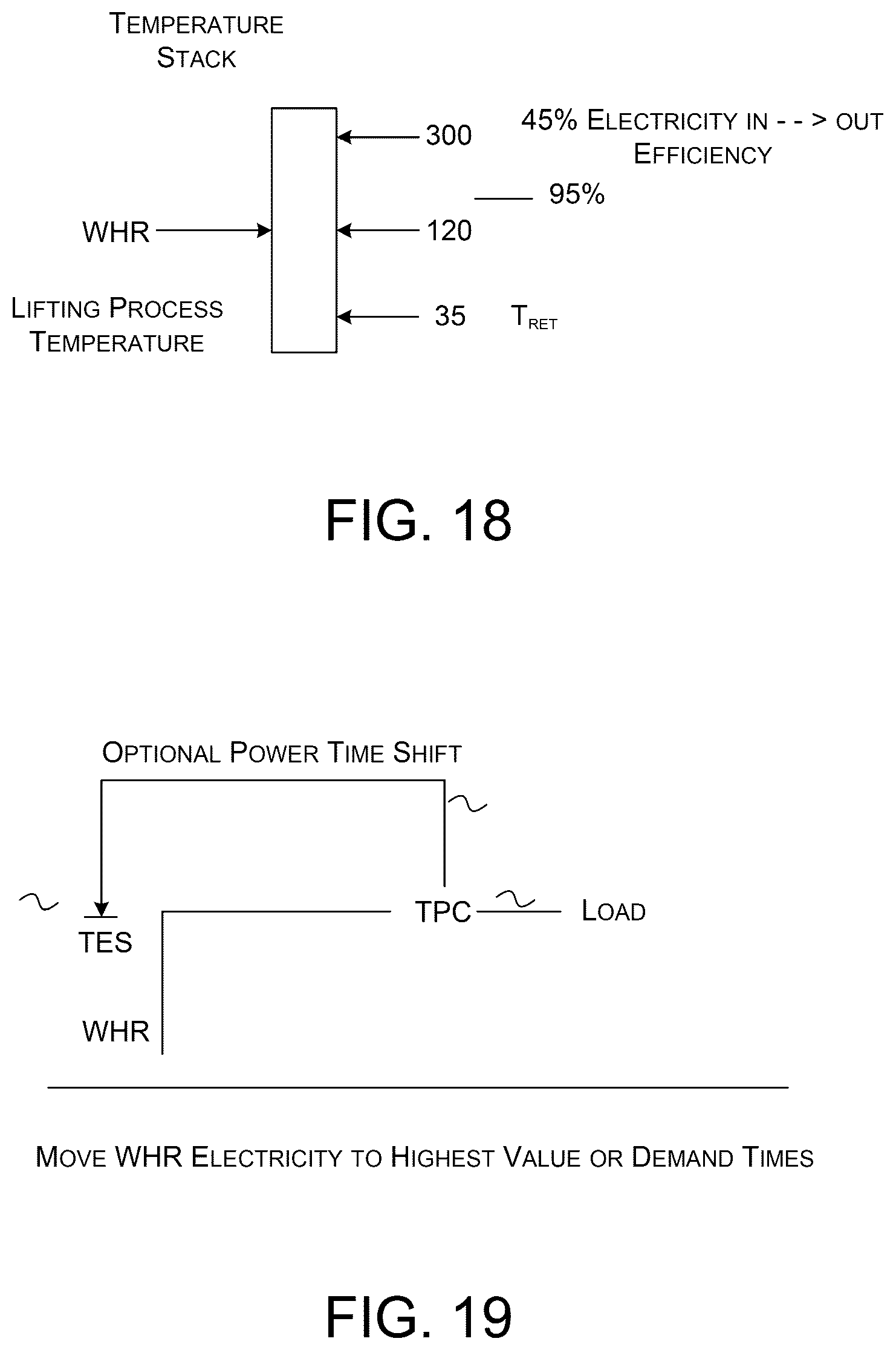 Patent US12590549 Figure 19 – Thermal energy storage system coupled with thermal power cycle systems