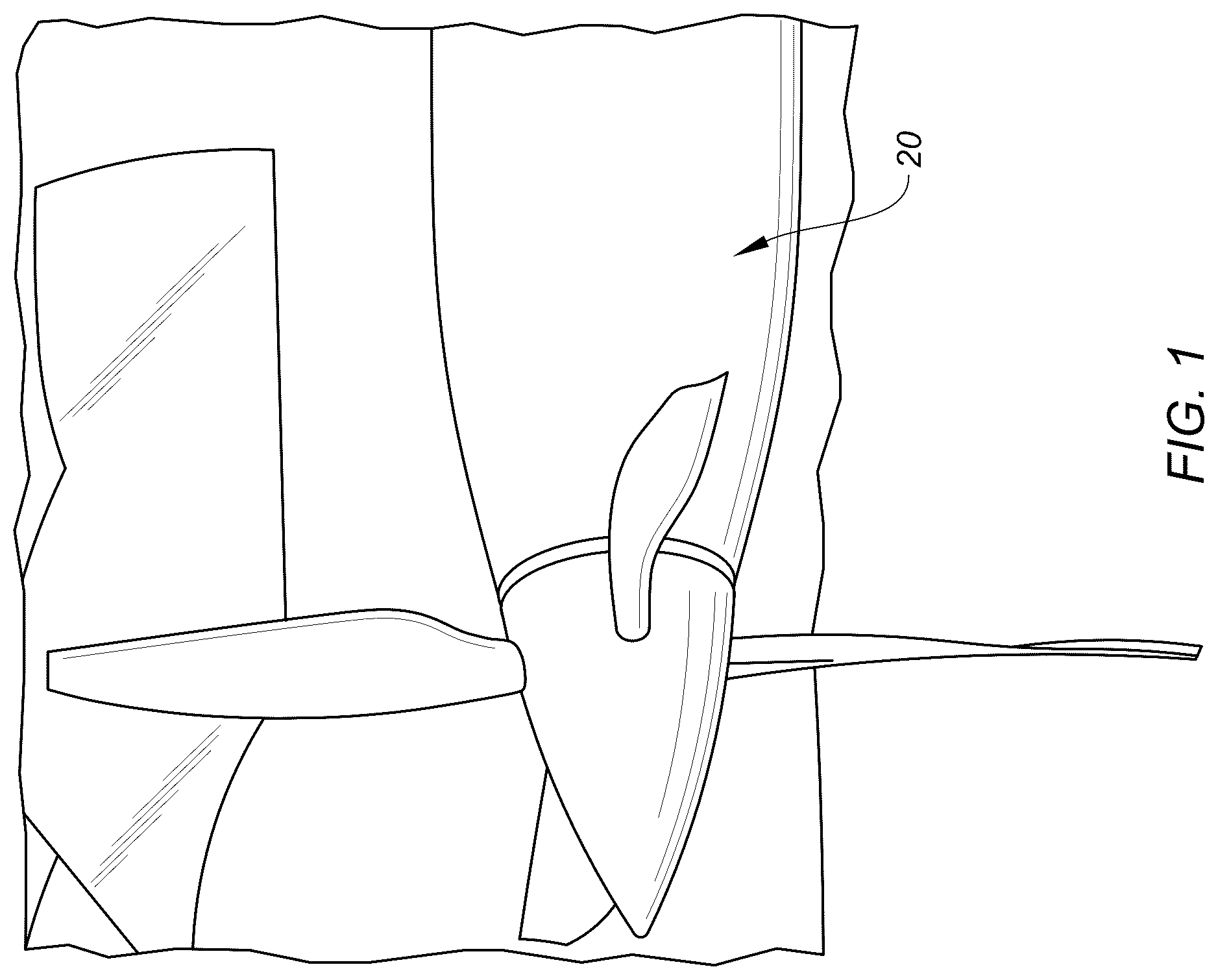 Patent US12590551 Figure 1 – Oil tank return for an aircraft engine oil system