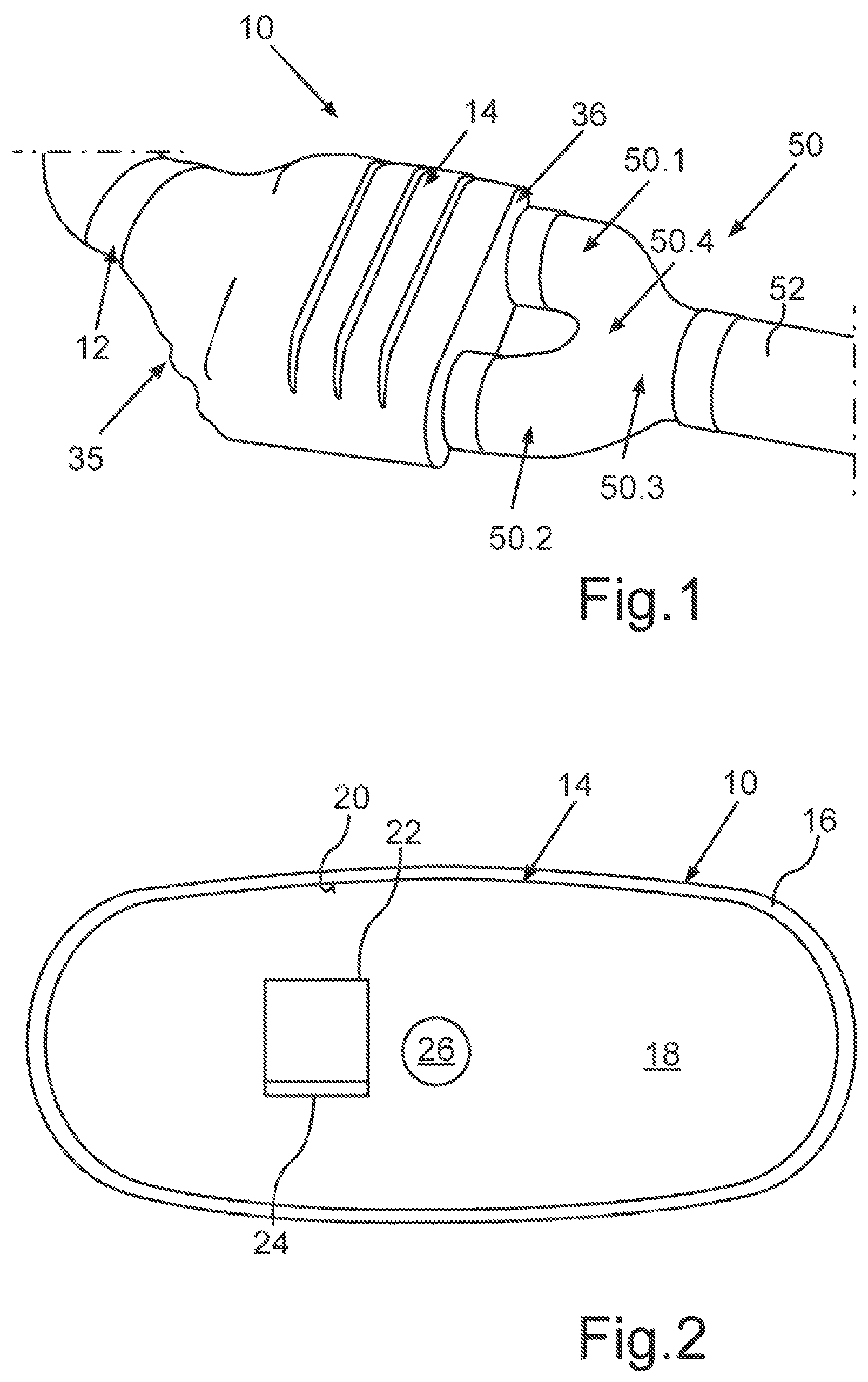 Patent US12590554 — Catalytic converter for a motor vehicle, as well as a motor vehicle — Figure 1