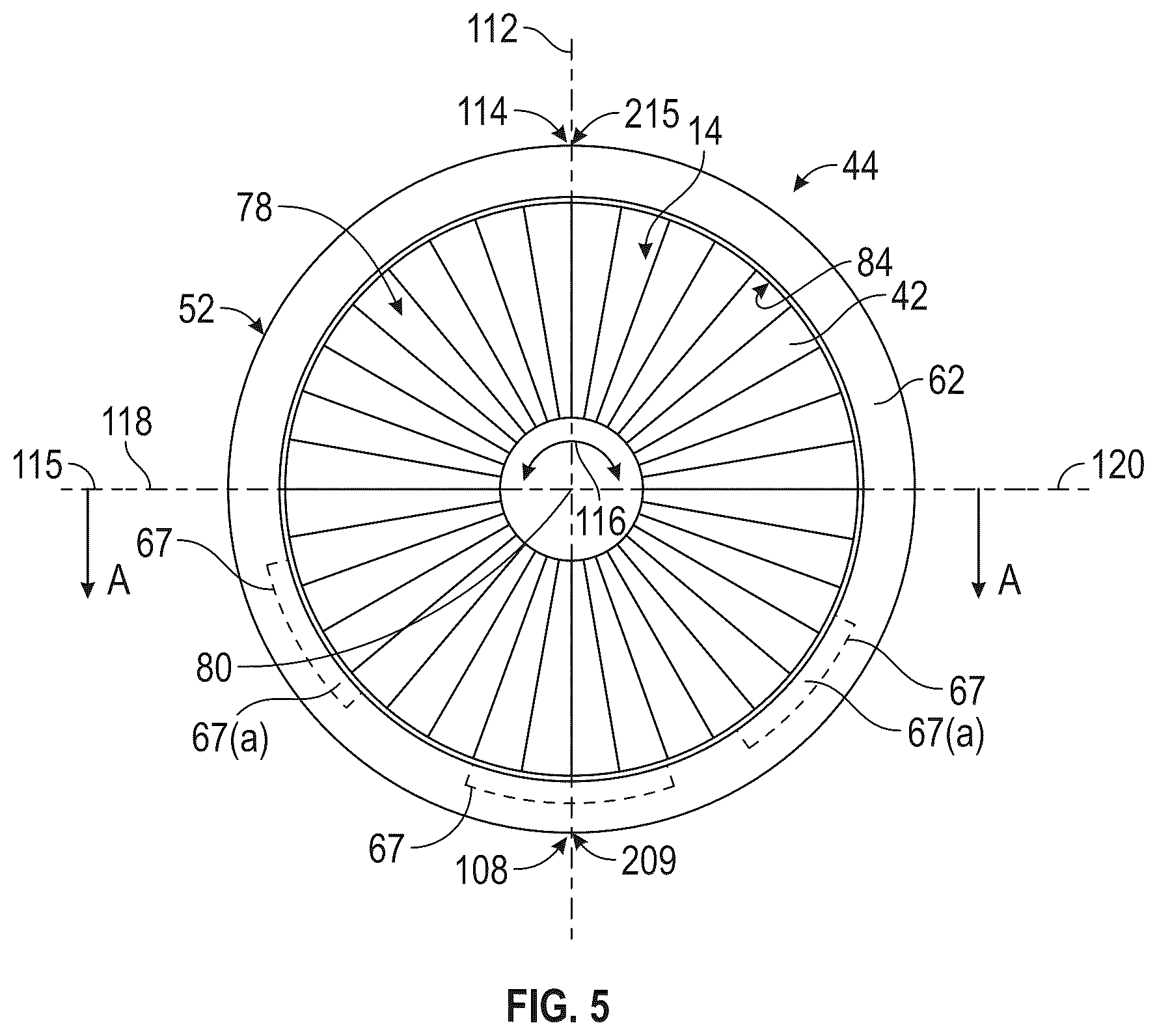 Patent US12590559 Figure 4 – Nacelle inlet duct for a ducted fan engine