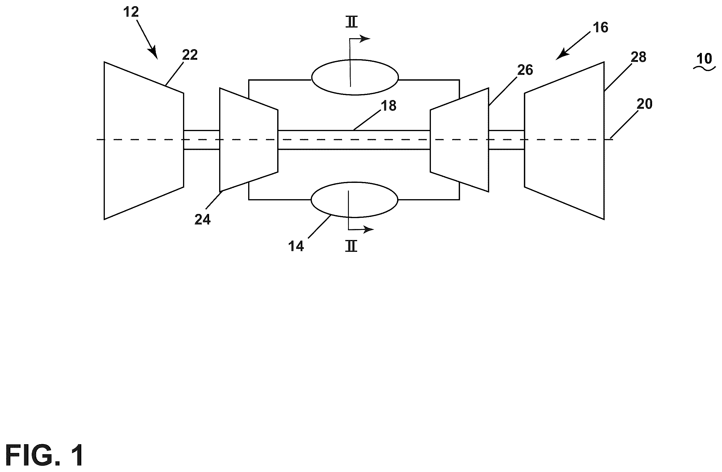 Patent US12590561 Figure 1 – Combustor with lean openings
