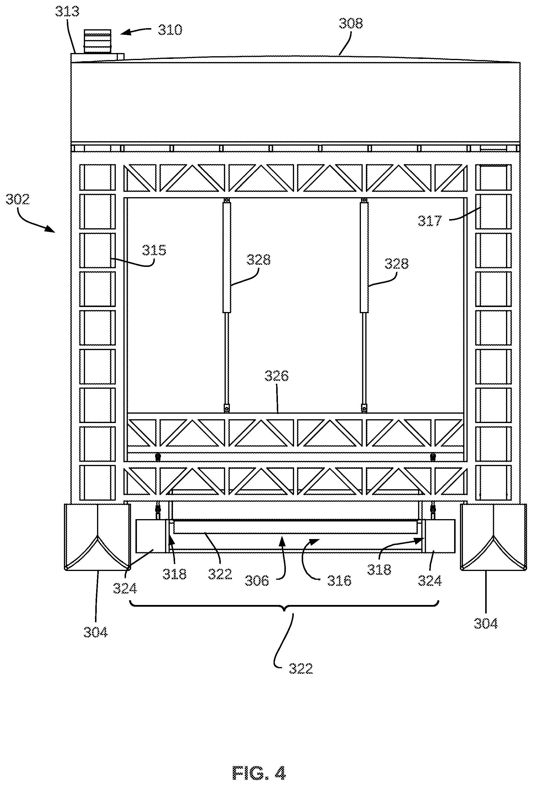 Patent US12590564 Figure 3 – Water wave energy harvester