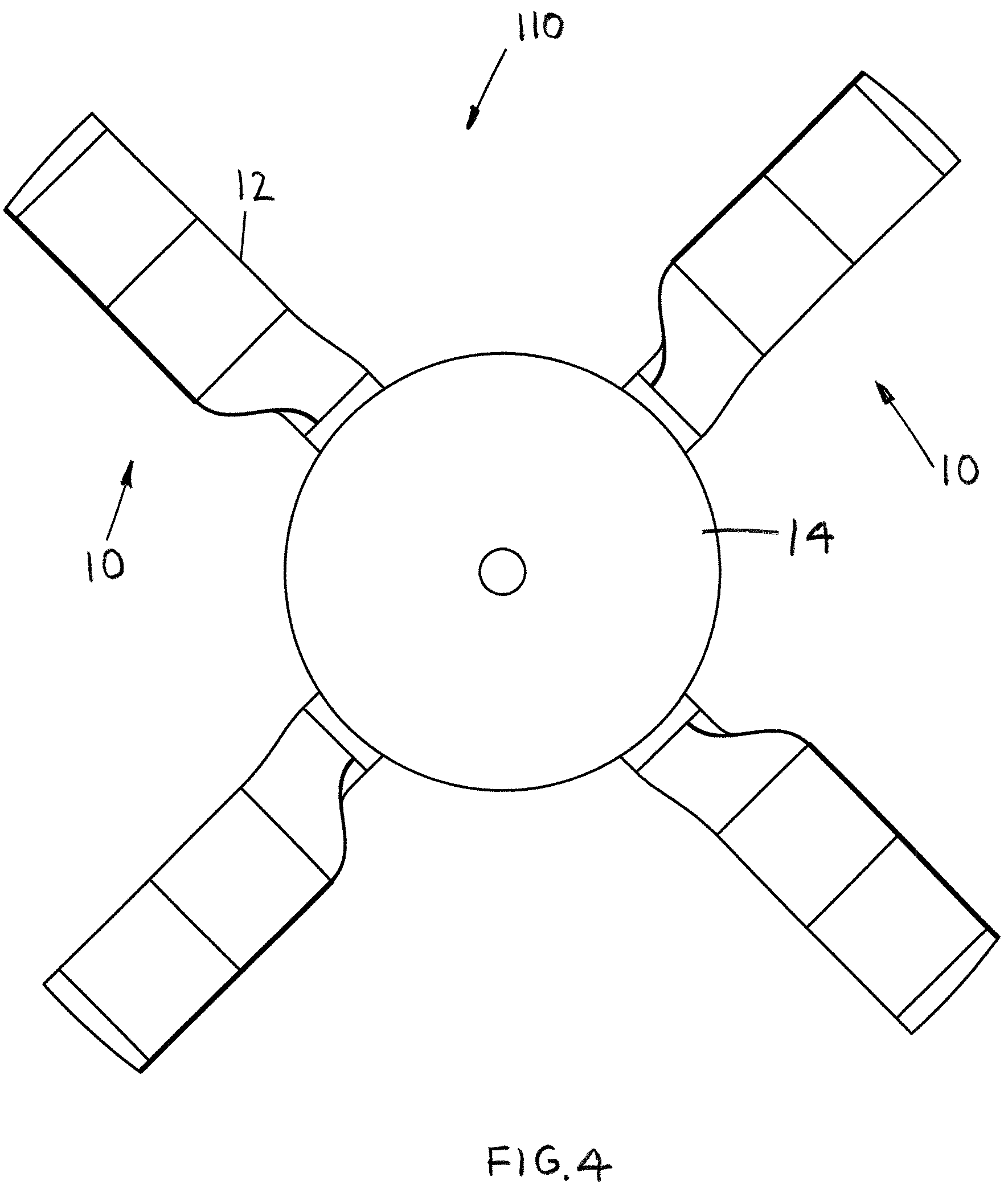Patent US12590565 Figure 4 – Modular wind turbine blade designs