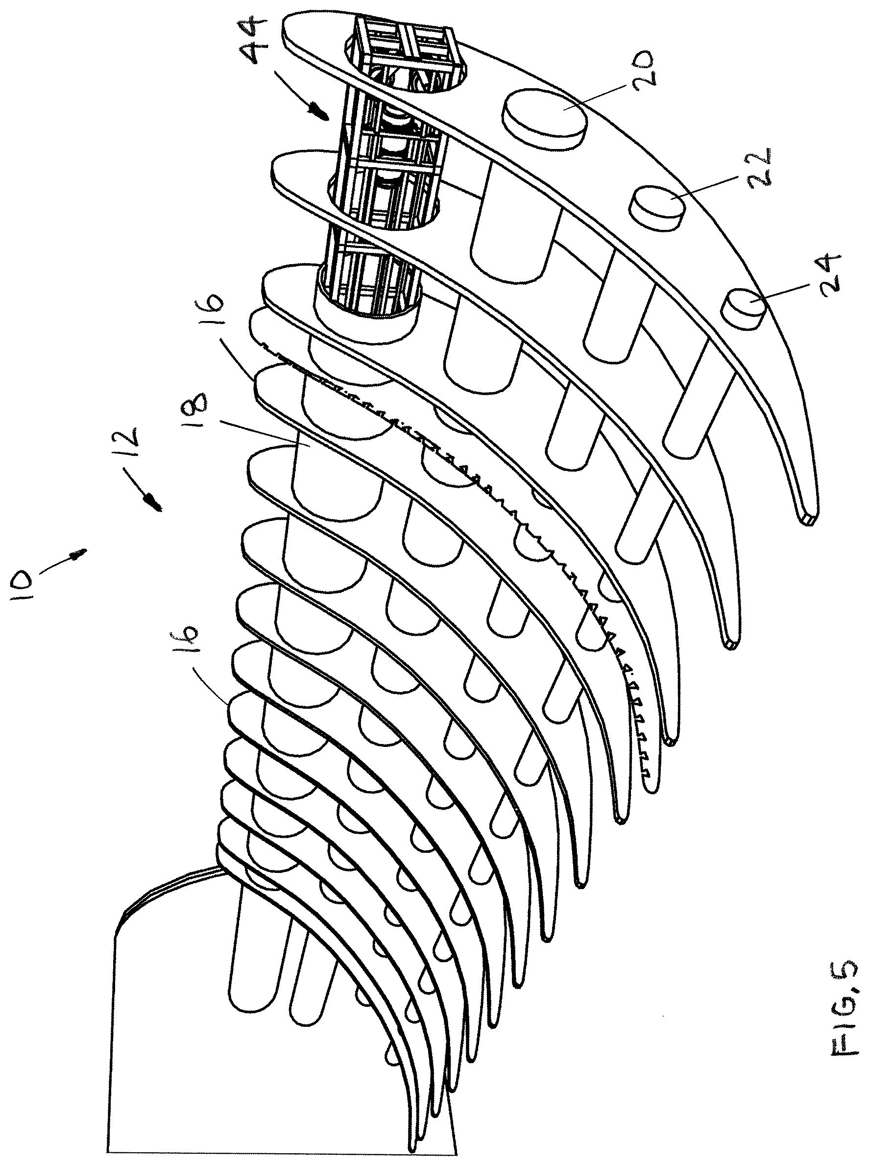 Patent US12590565 Figure 5 – Modular wind turbine blade designs