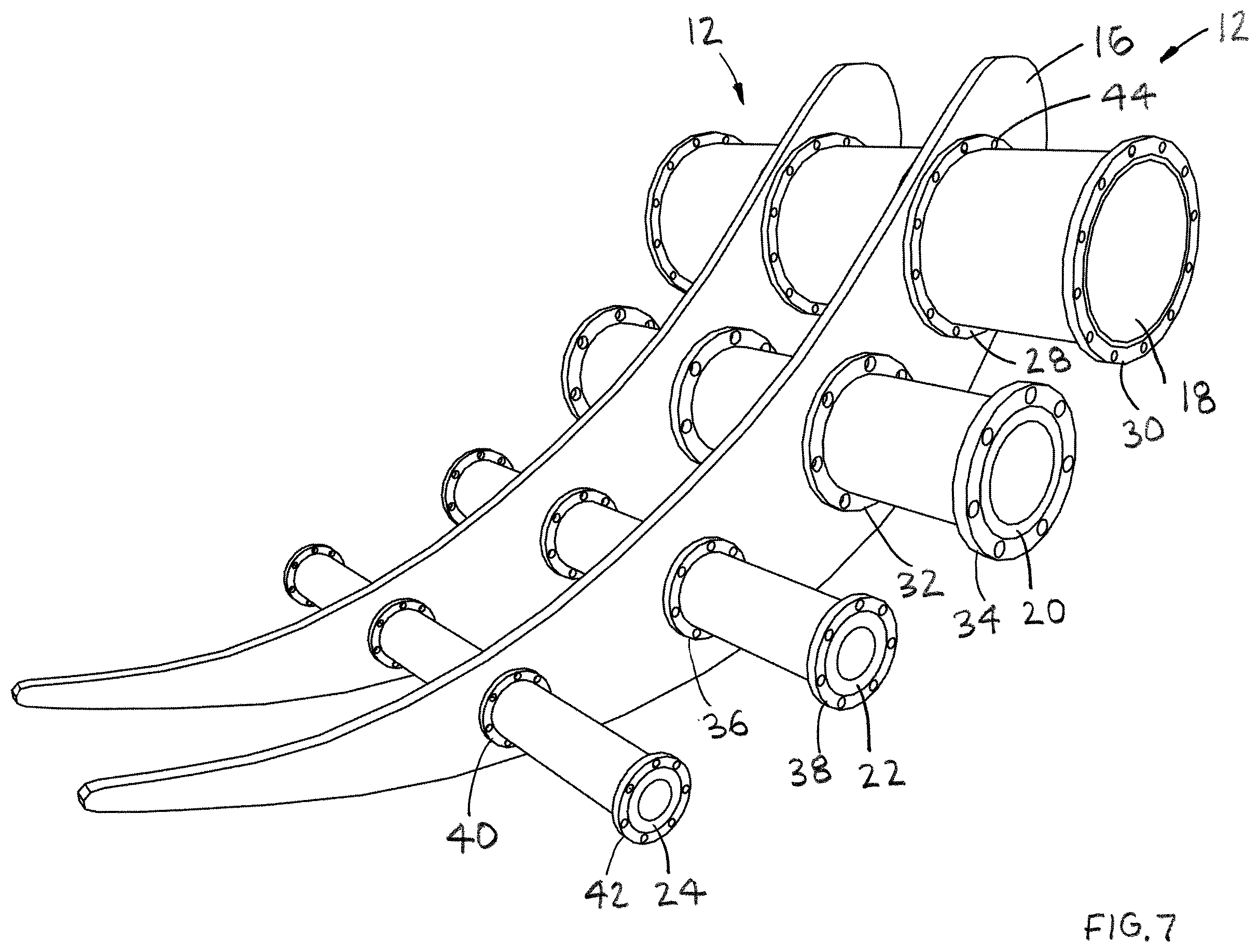 Patent US12590565 Figure 7 – Modular wind turbine blade designs