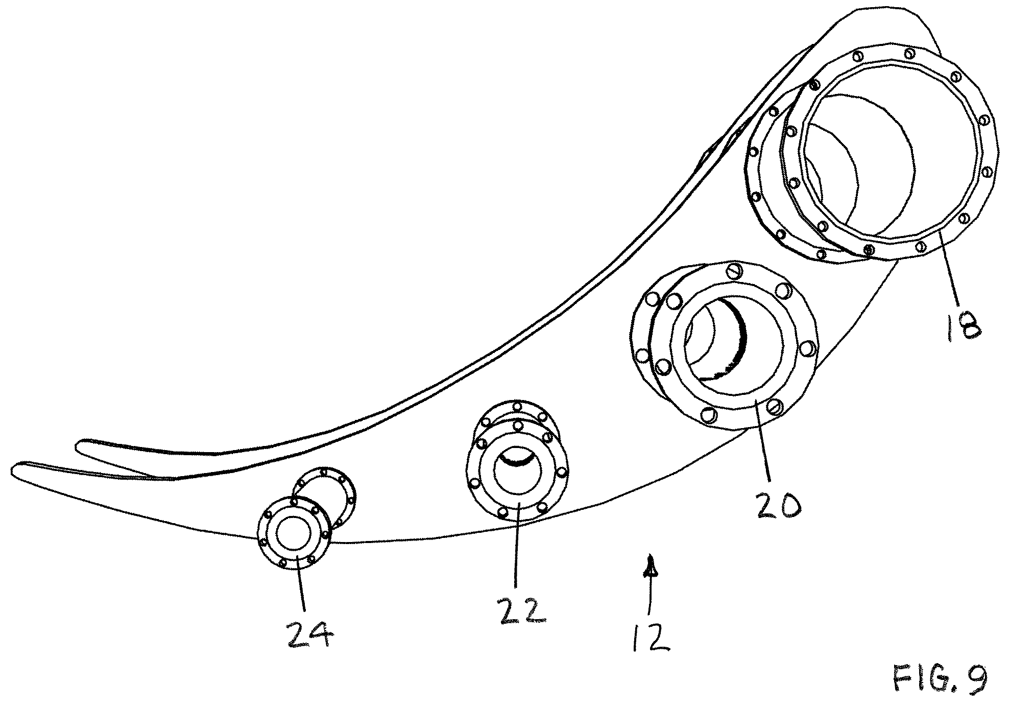 Patent US12590565 Figure 9 – Modular wind turbine blade designs