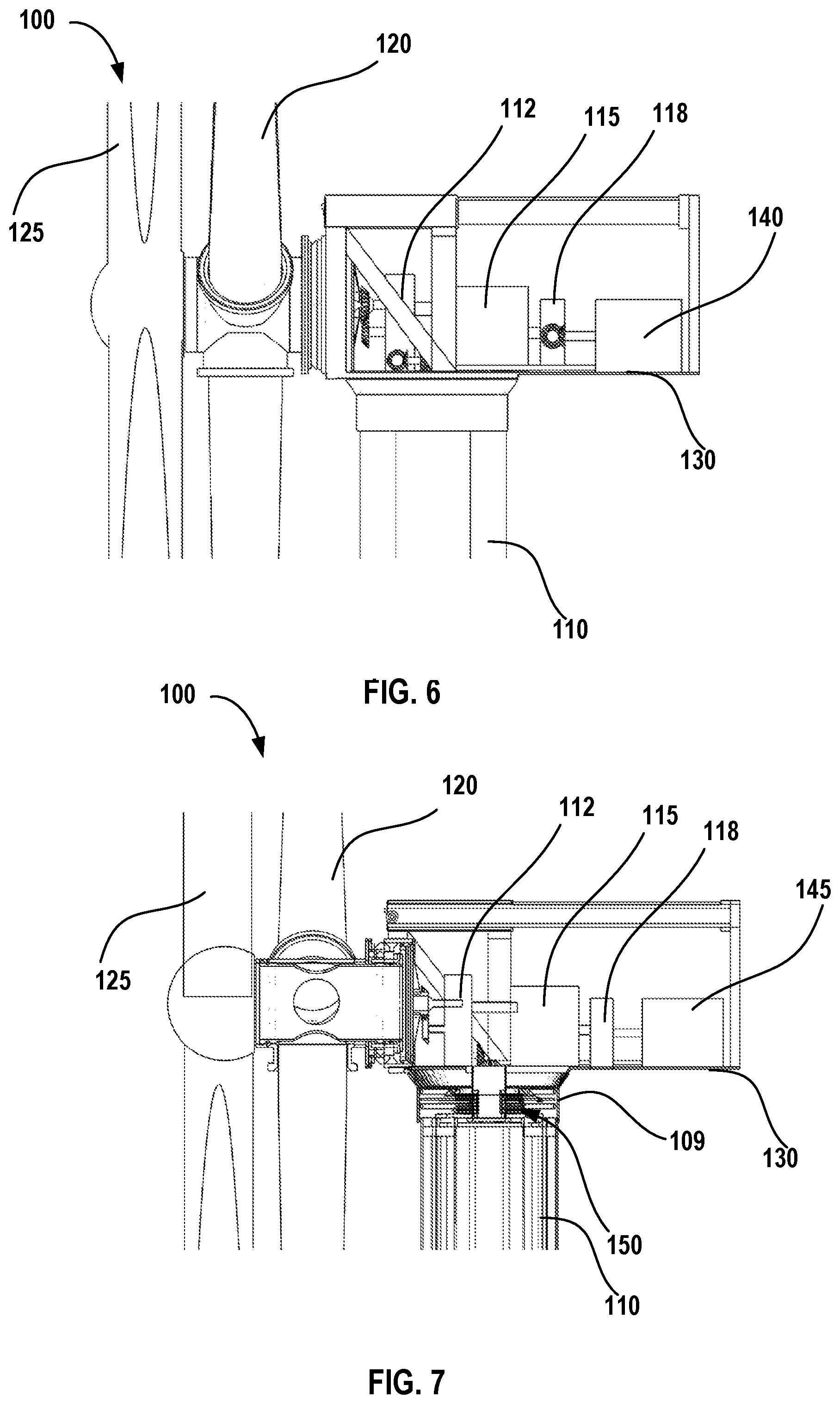 Patent US12590569 Figure 5 – Wind turbine assembly and method of assembling a wind turbine assembly