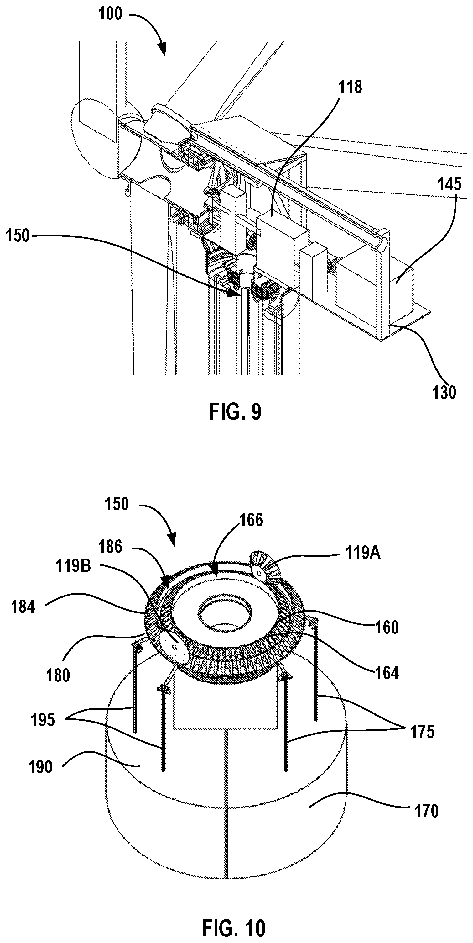 Patent US12590569 Figure 7 – Wind turbine assembly and method of assembling a wind turbine assembly