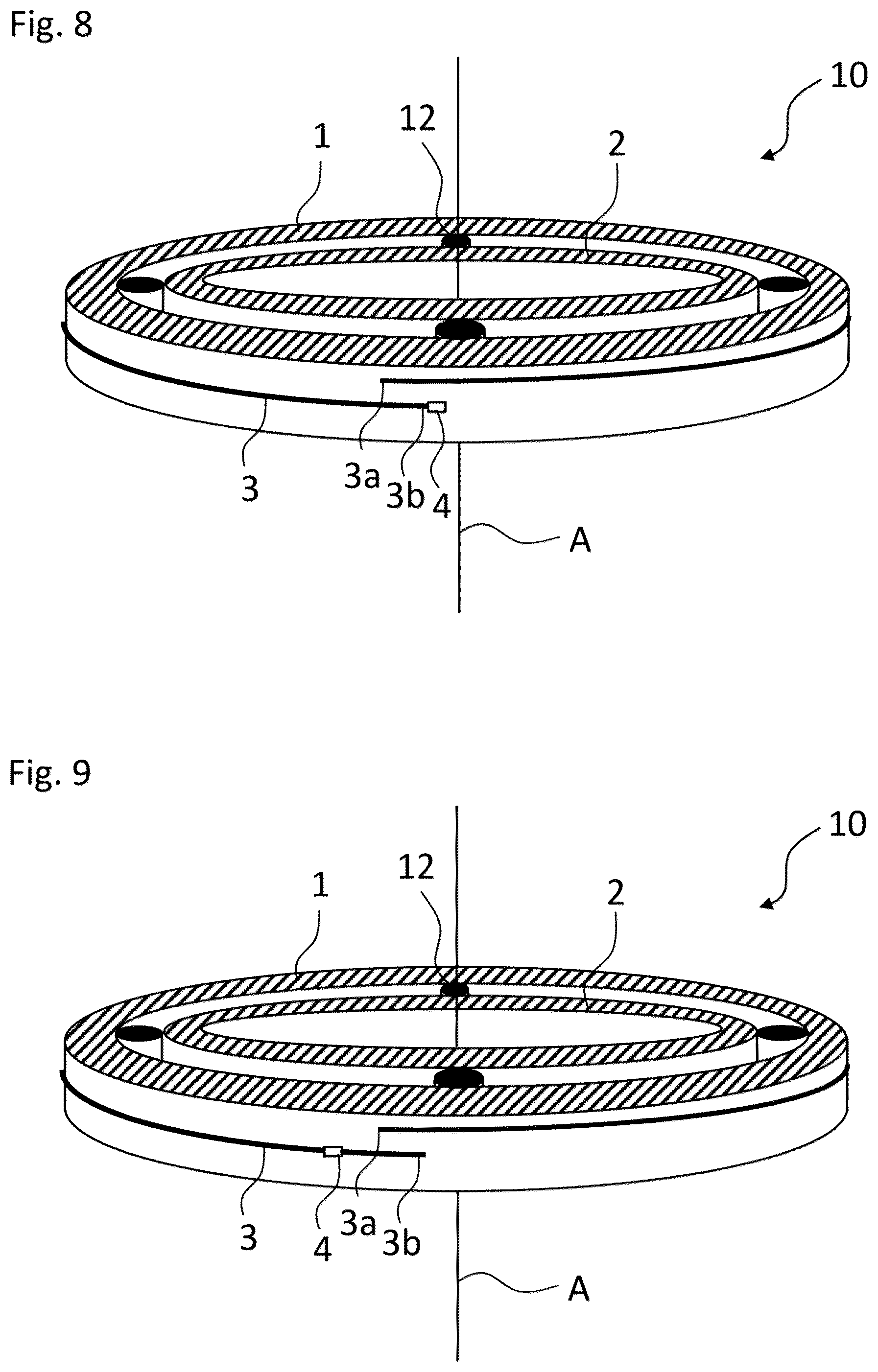 Patent US12590571 Figure 5 – Bearing for a wind turbine, method for monitoring an anomaly in a bearing of a wind turbine, system for monitoring an anomaly in a bearing of a wind turbine and wind turbine