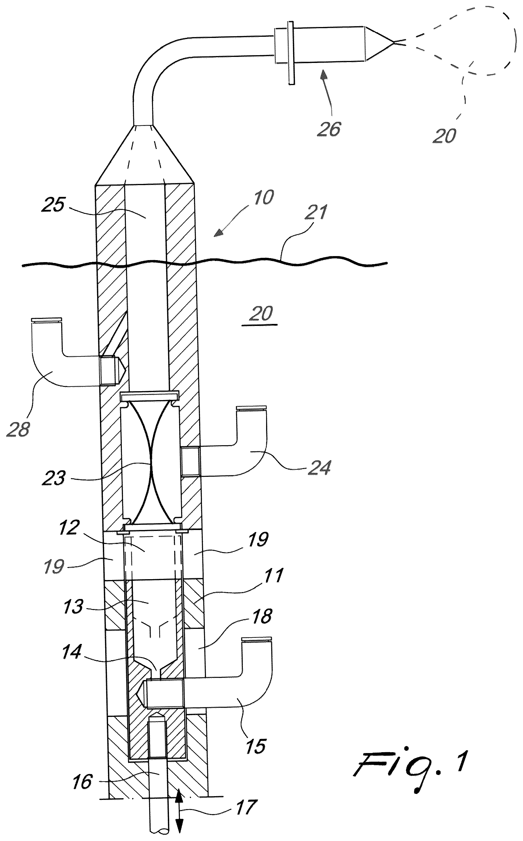 Patent US12590574 — Powder supply pump — Figure 1