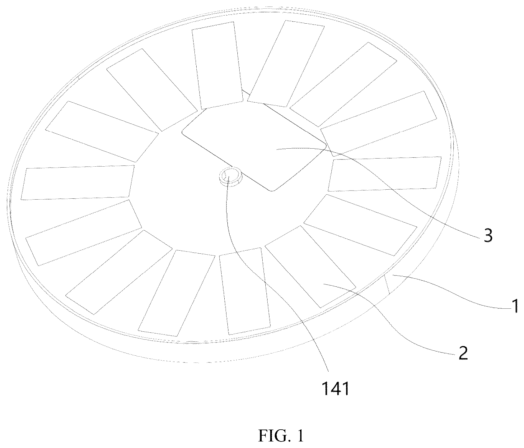 Patent US12590576 — Integrated solar fountain, and manufacturing and assembly method therefor — Figure 1