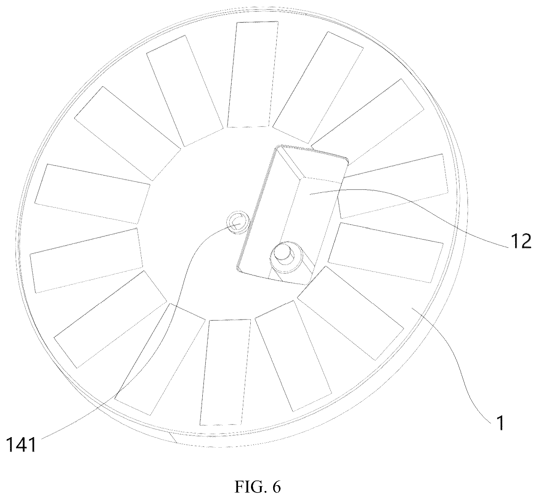Patent US12590576 Figure 6 – Integrated solar fountain, and manufacturing and assembly method therefor
