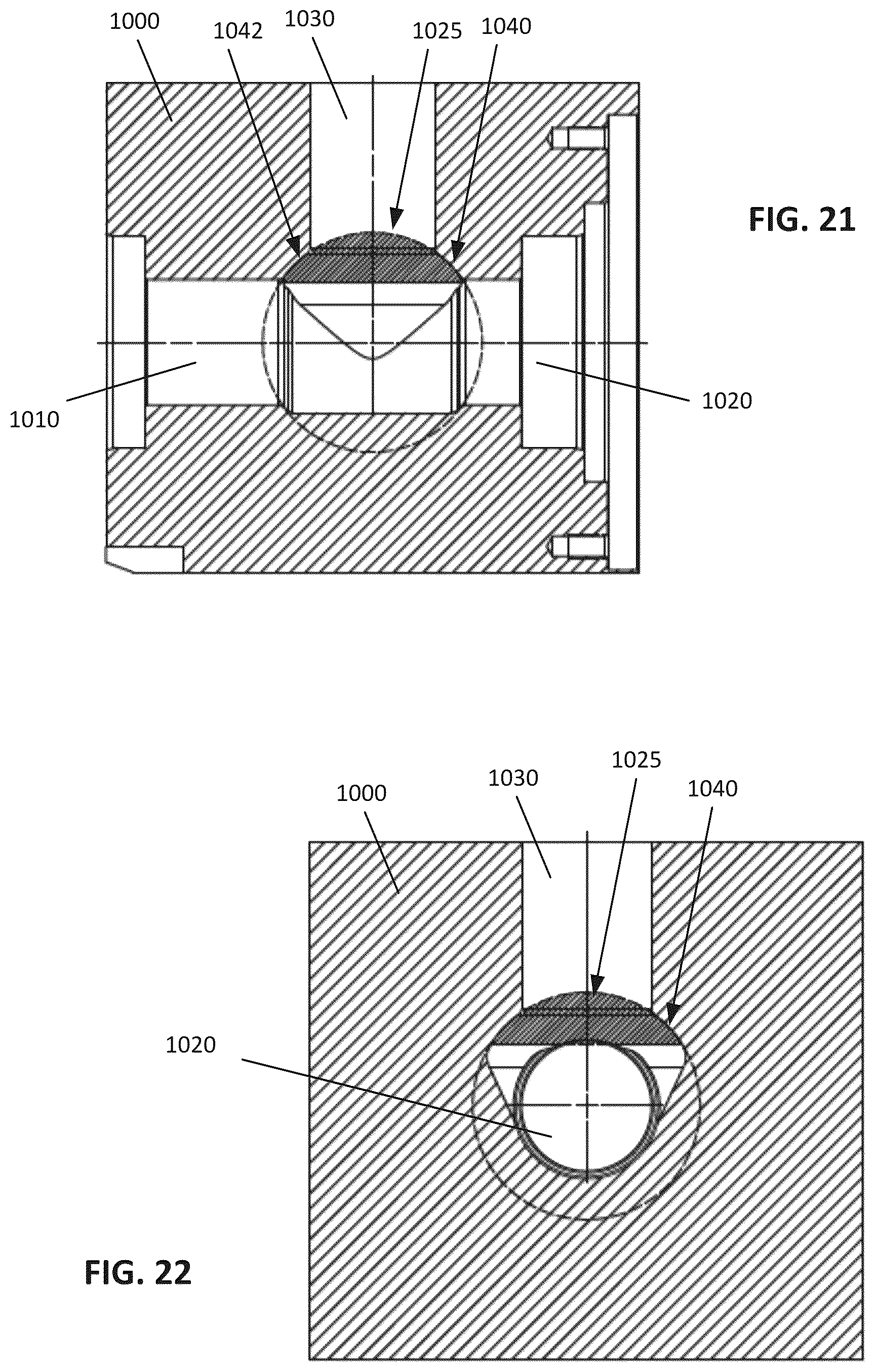 Patent US12590578 Figure 15 – Fluid end with transition surface geometry